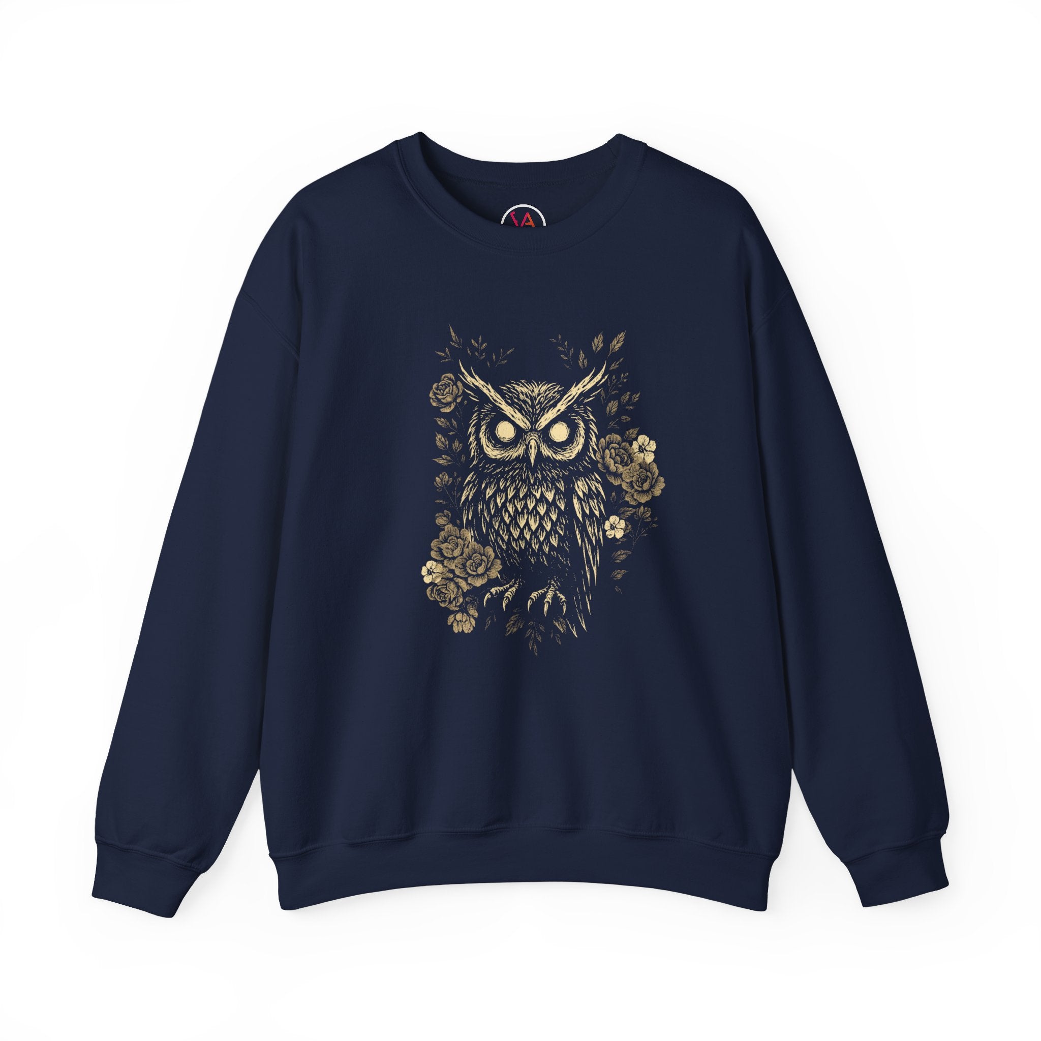 Cozy Unisex Owl Pullover Sweatshirt