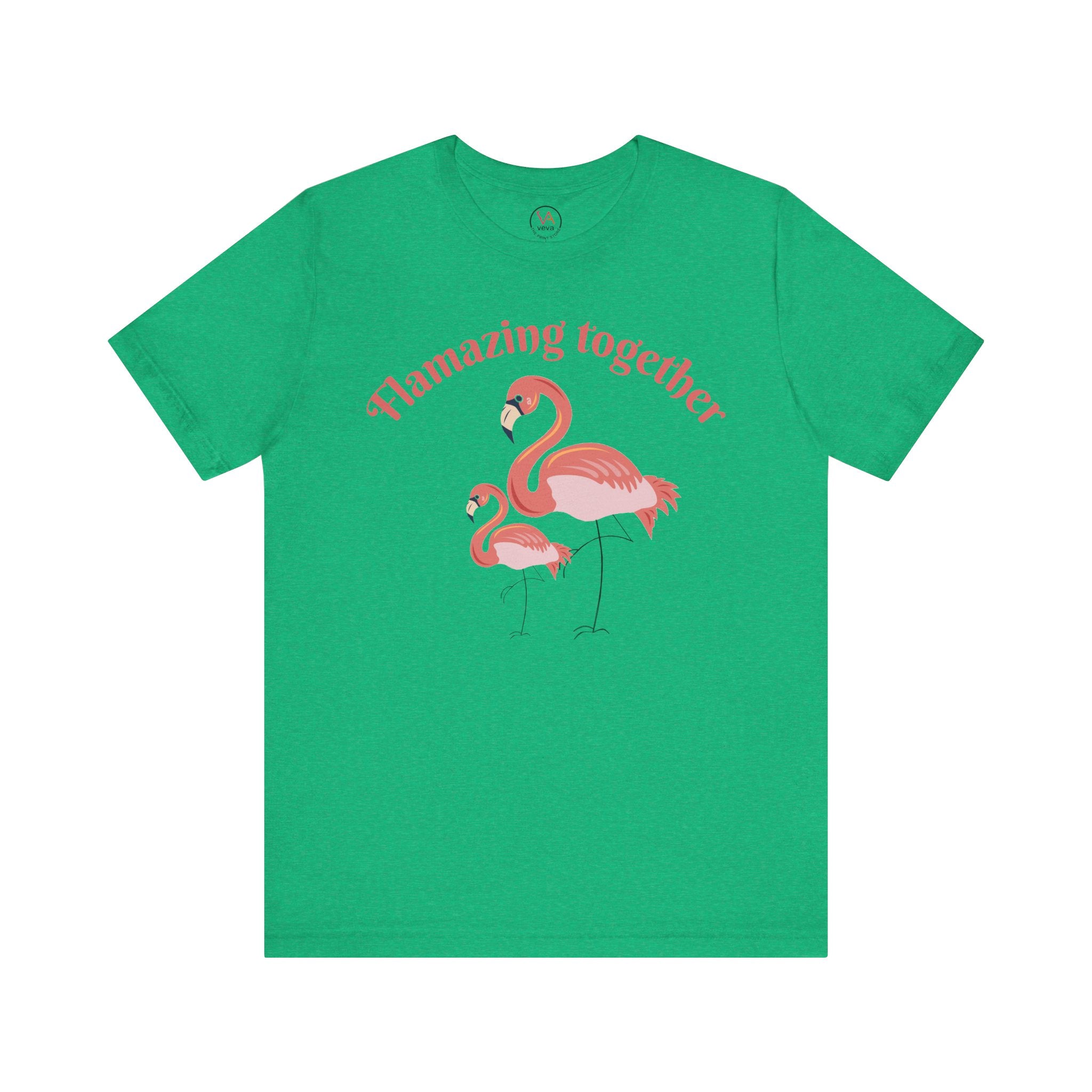 Flamingo Printed Unisex 100% Cotton T-Shirt
