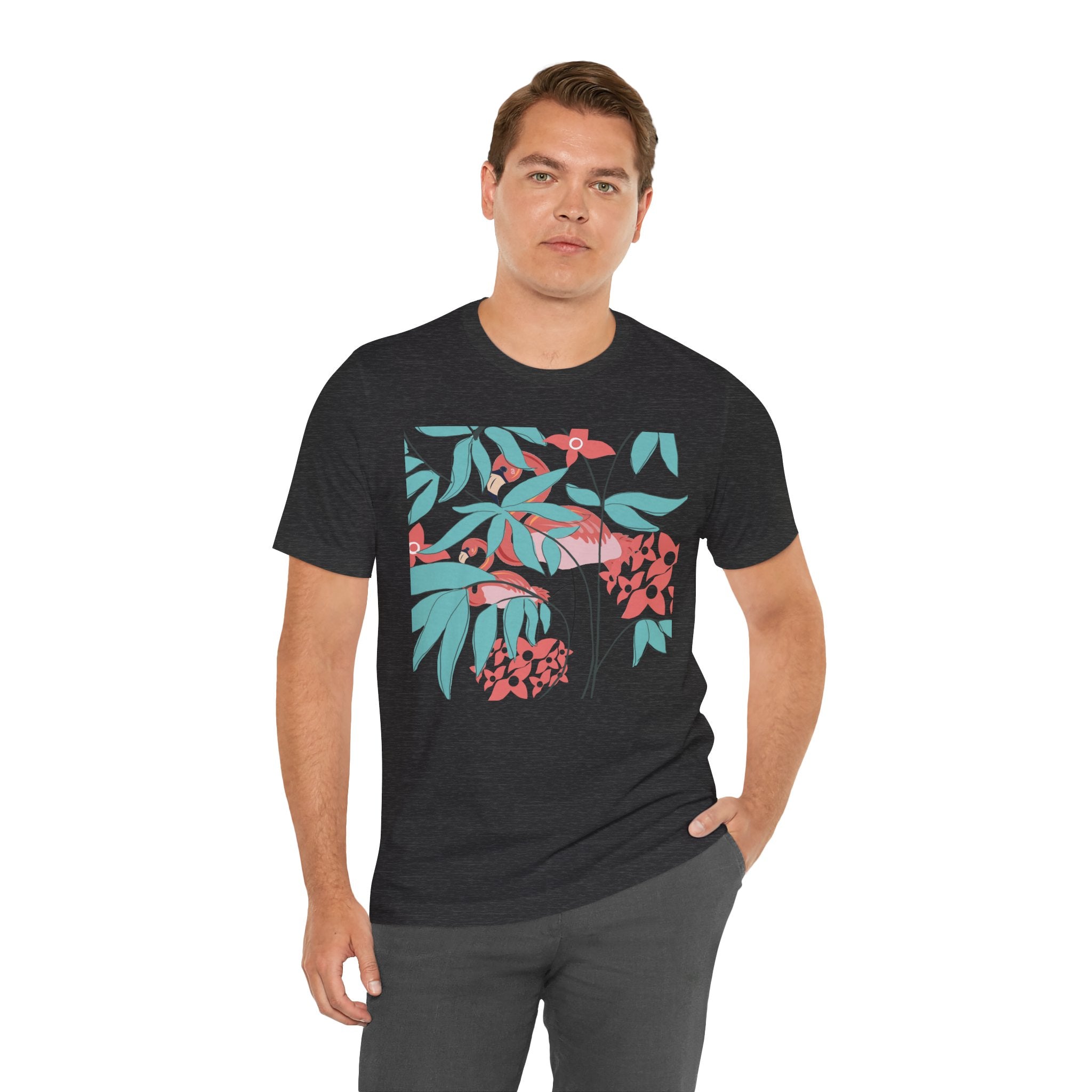 Unisex Soft Cotton Short Sleeve T-Shirt for Active and Leisure Wear