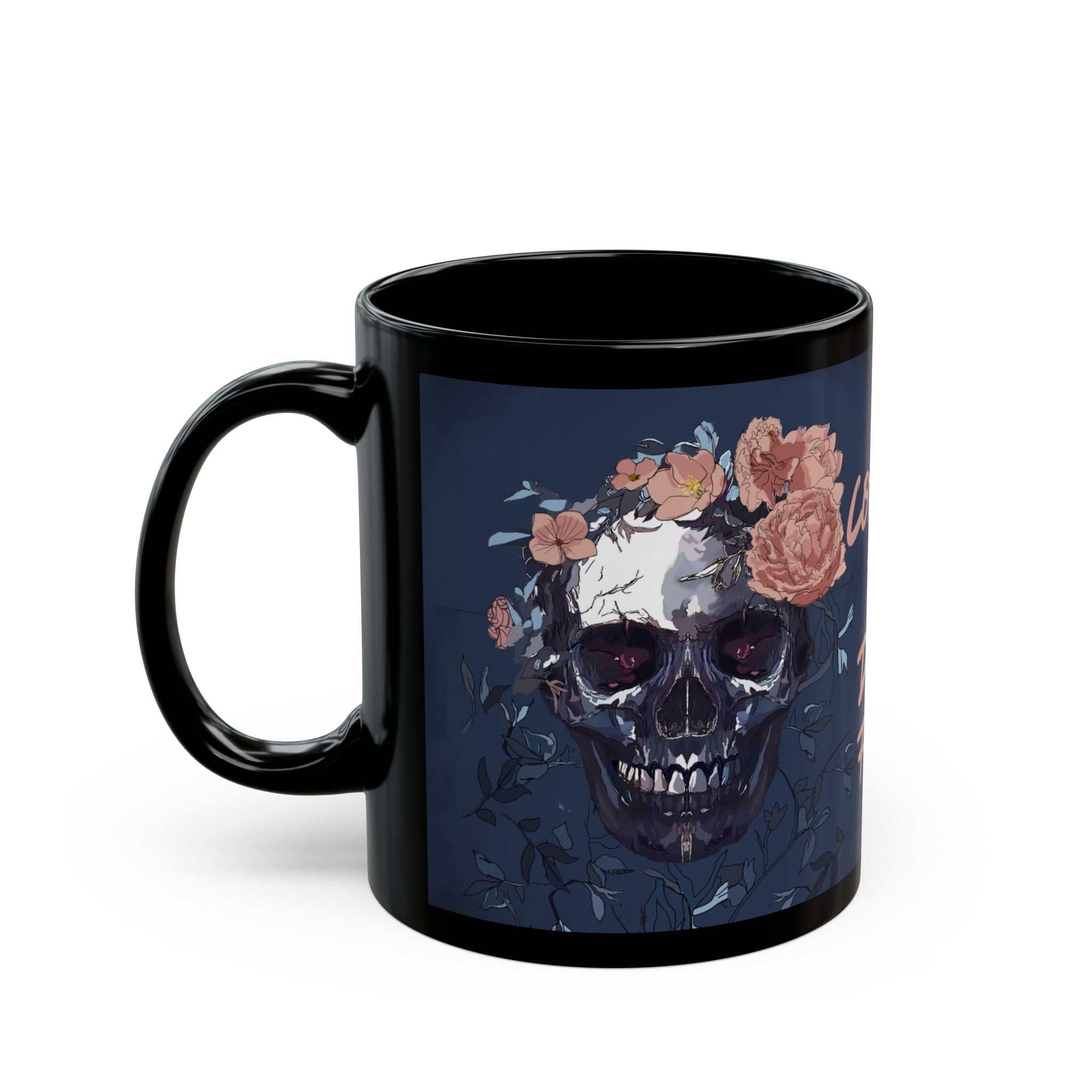 Skull Floral Coffee Mug