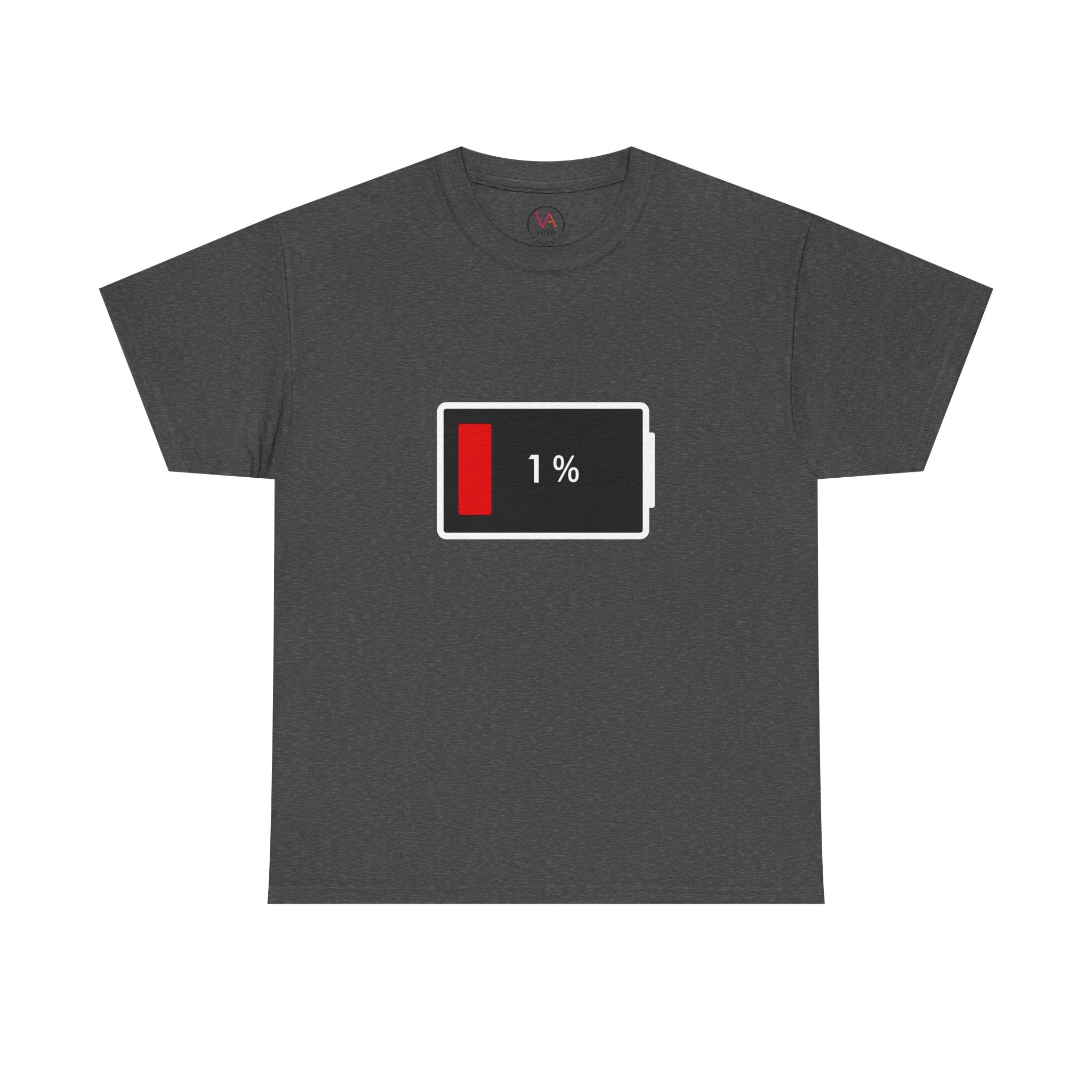 Low Battery Icon Unisex Cotton T-Shirt