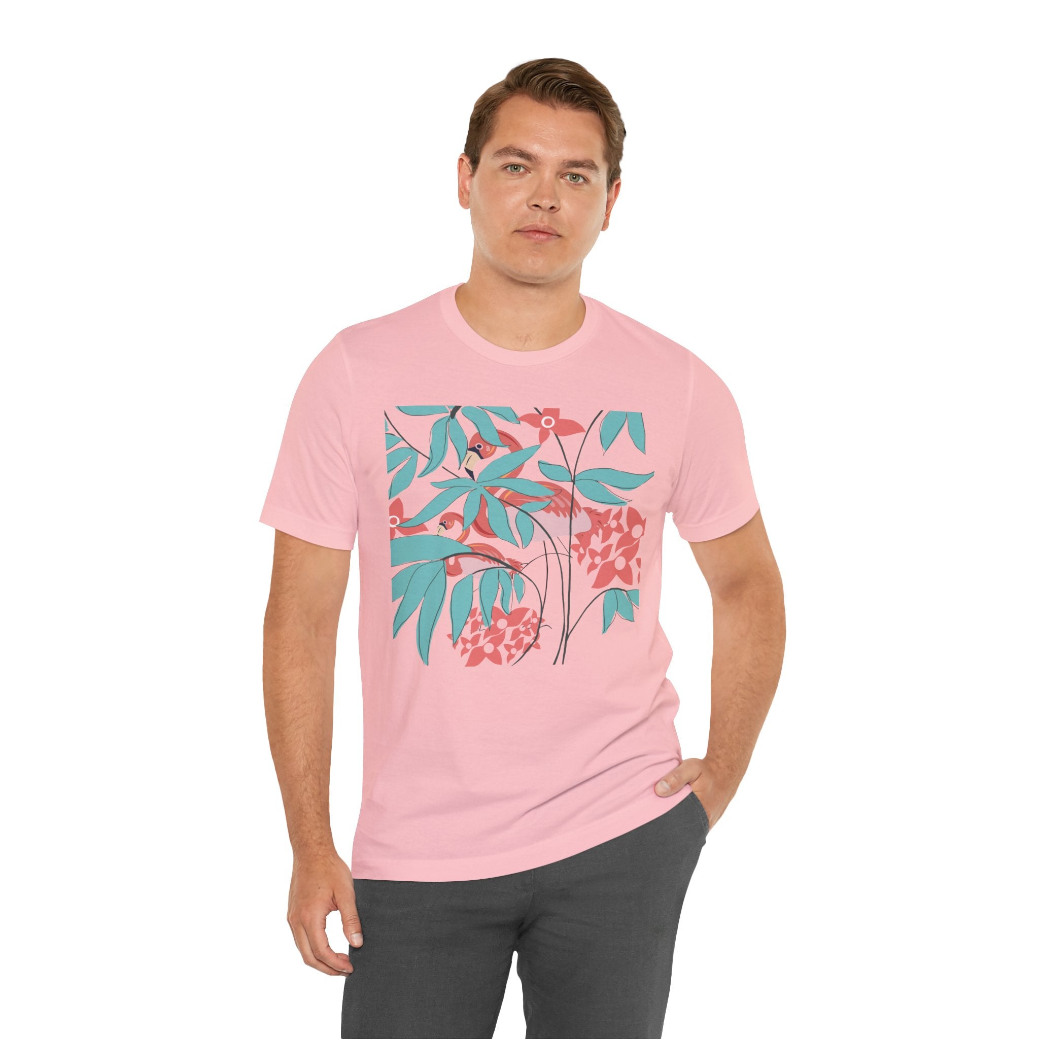 Unisex Soft Cotton Short Sleeve T-Shirt for Active and Leisure Wear