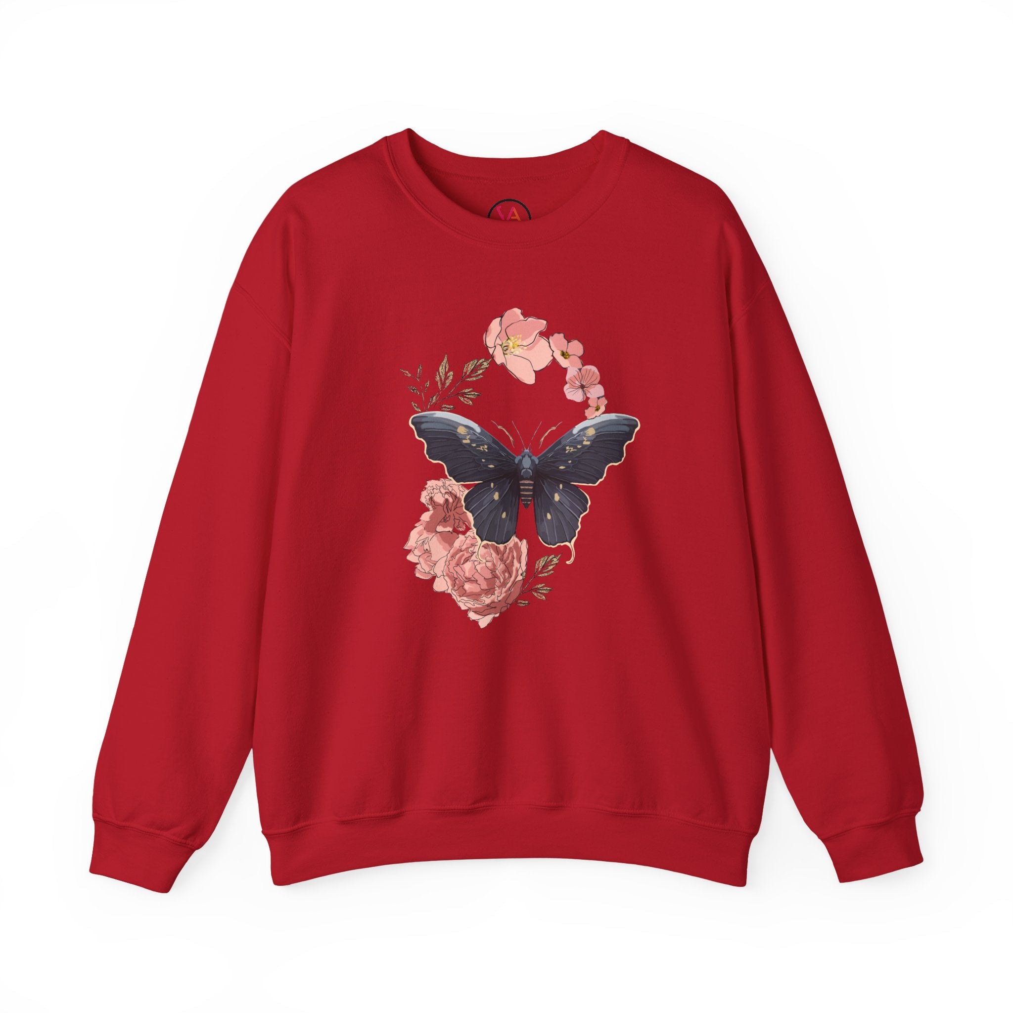 Cozy Unisex  Butterfly Floral Sweatshirt