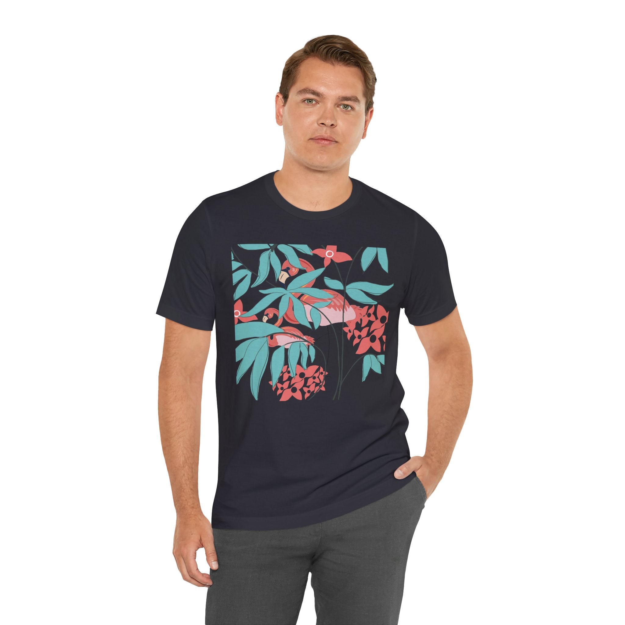 Unisex Soft Cotton Short Sleeve T-Shirt for Active and Leisure Wear