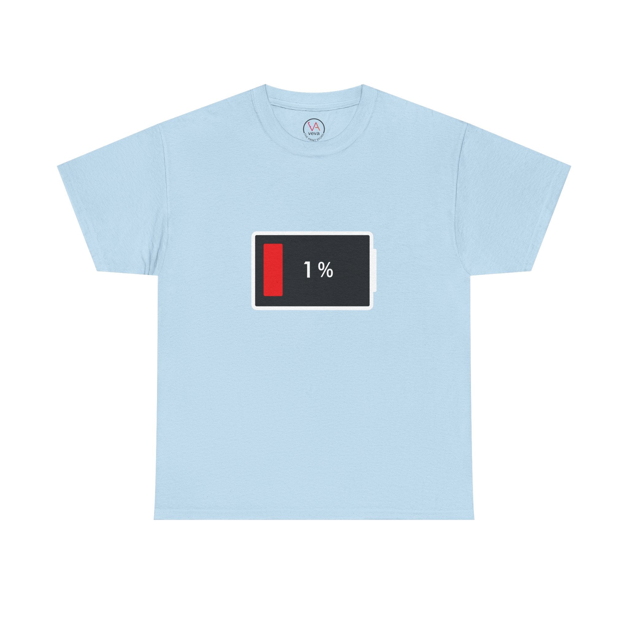 Low Battery Icon Unisex Cotton T-Shirt