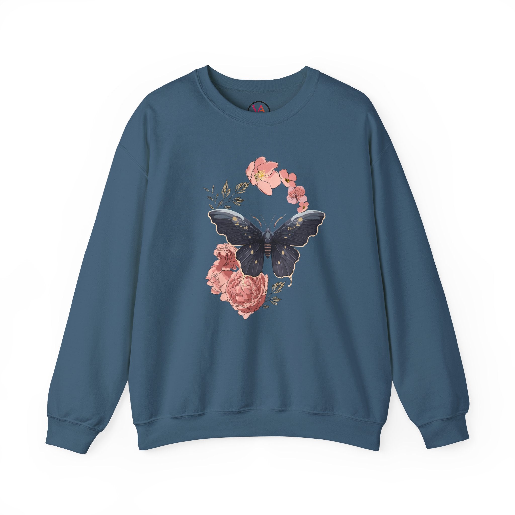 Cozy Unisex  Butterfly Floral Sweatshirt