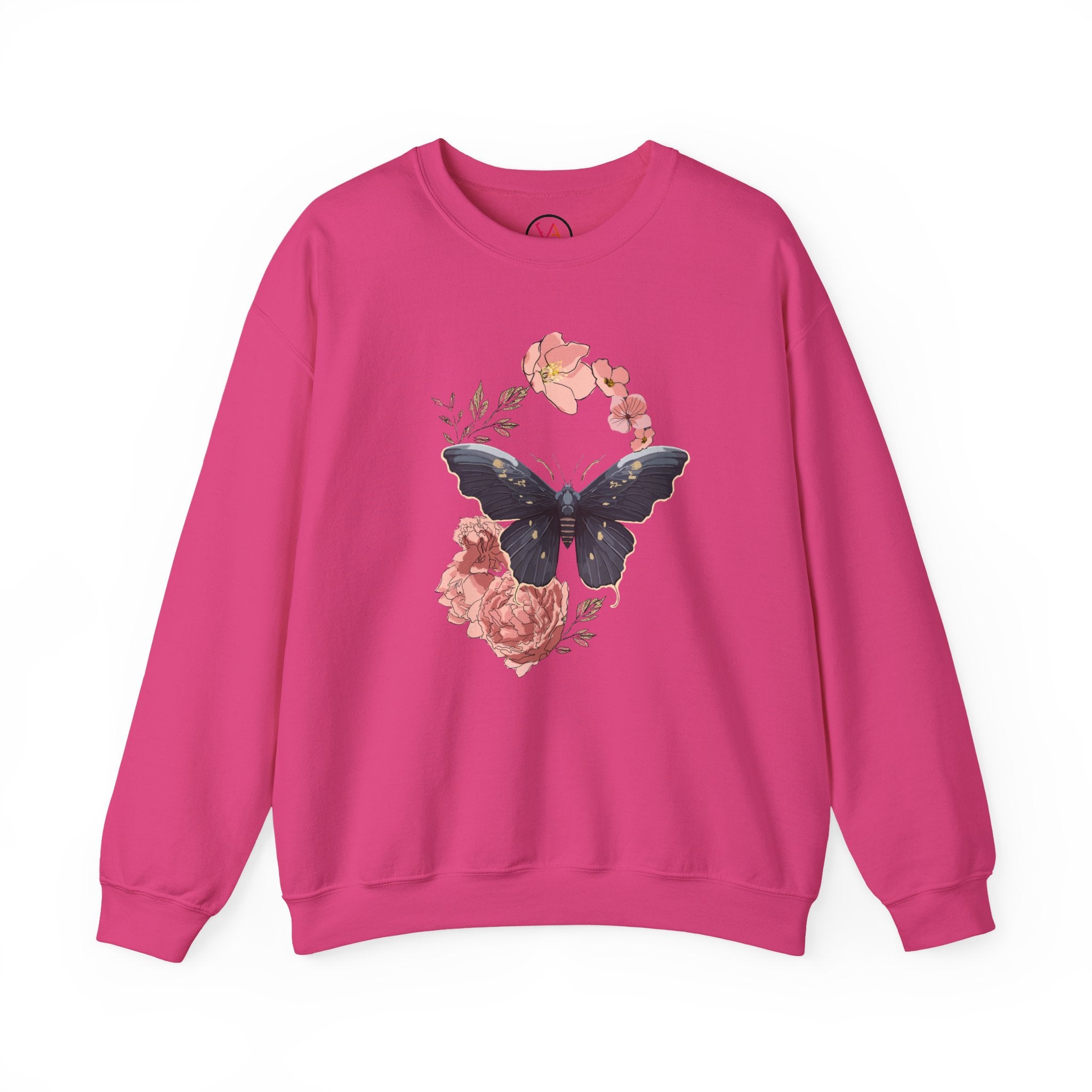 Cozy Unisex  Butterfly Floral Sweatshirt