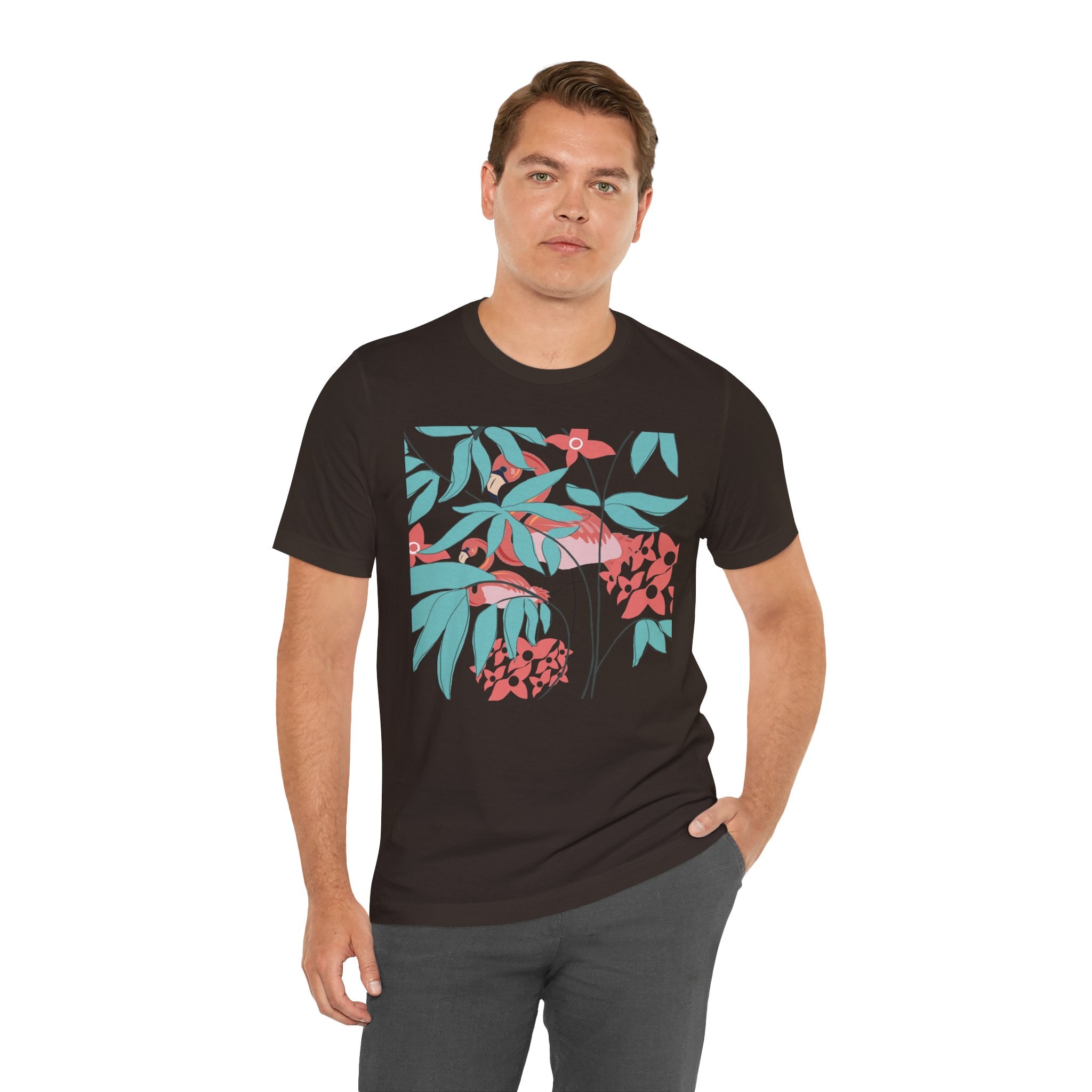 Unisex Soft Cotton Short Sleeve T-Shirt for Active and Leisure Wear