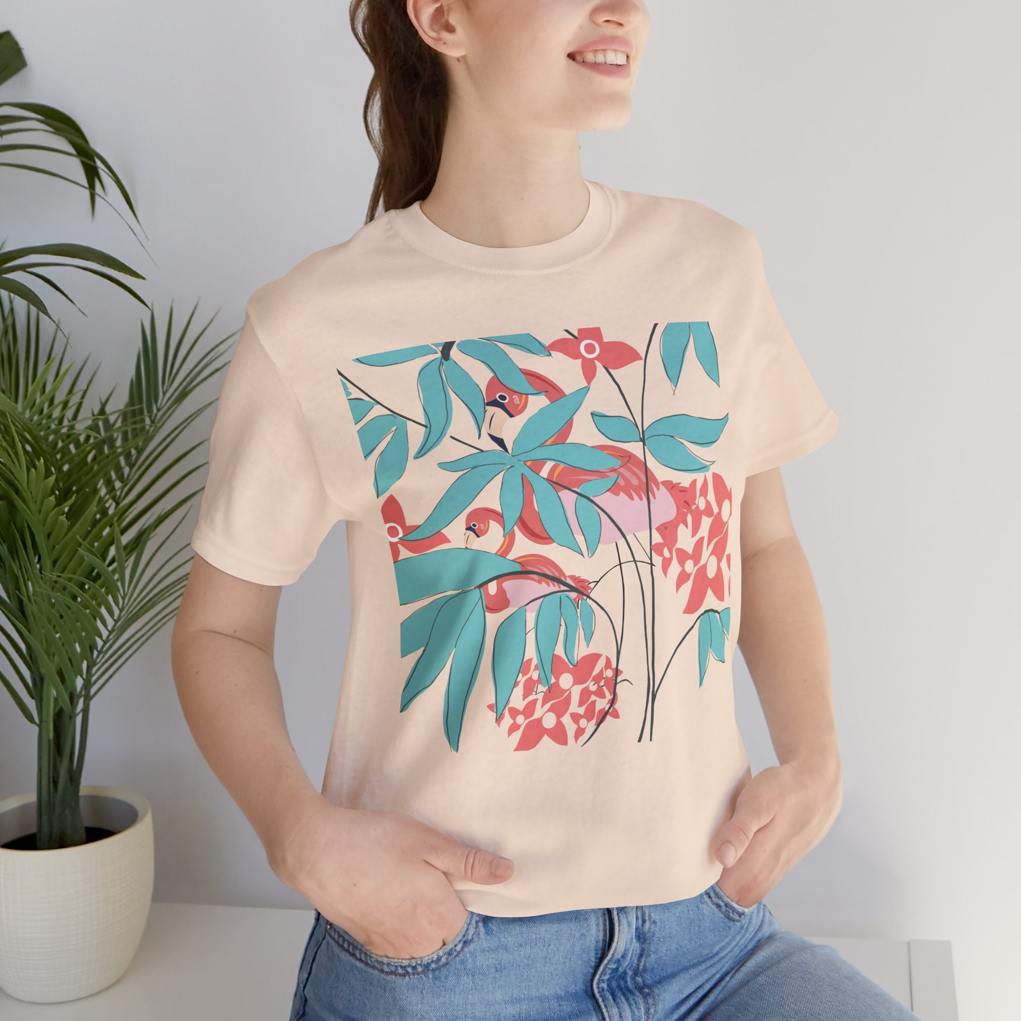 Unisex Soft Cotton Short Sleeve T-Shirt for Active and Leisure Wear