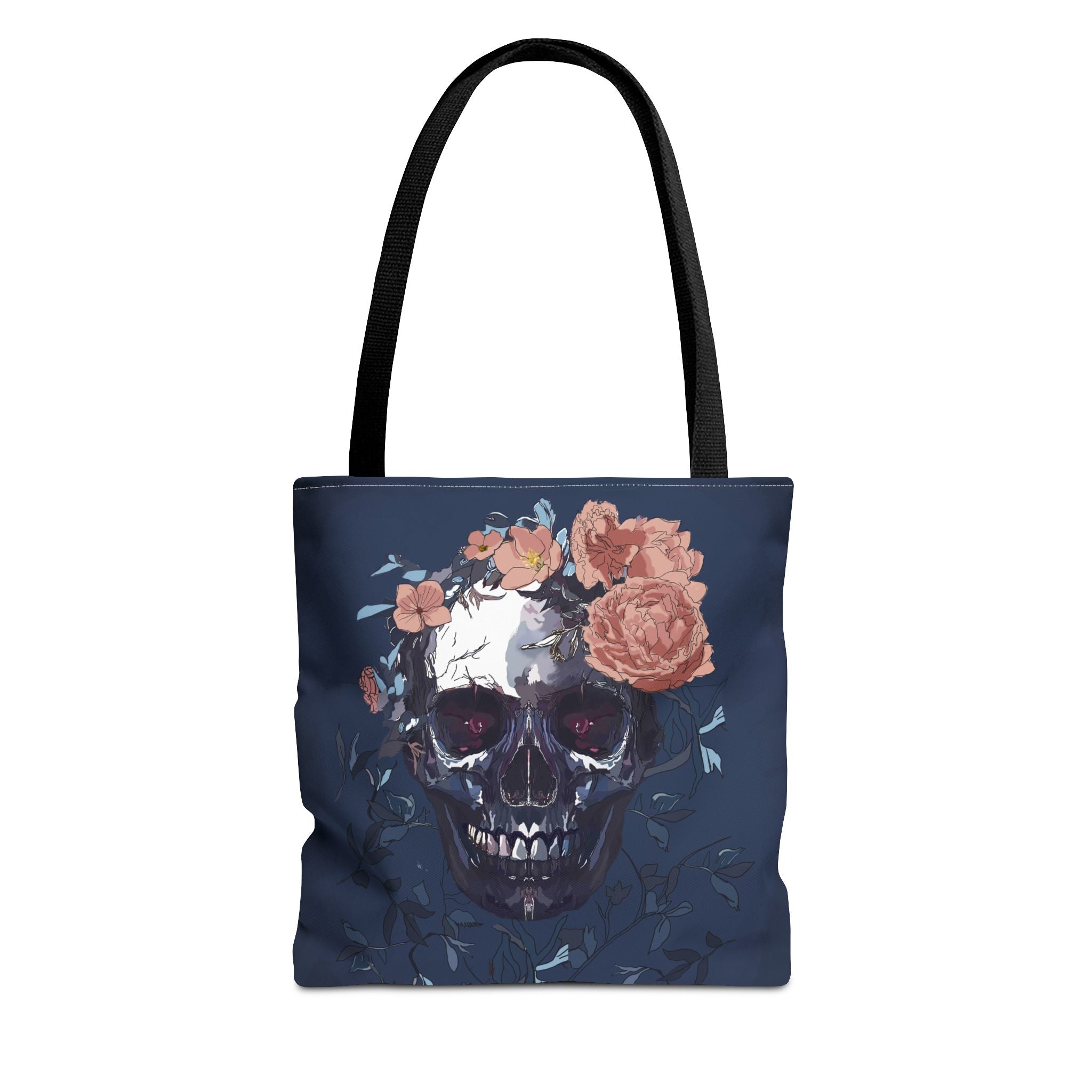 Haunted Skull Halloween Tote Bag