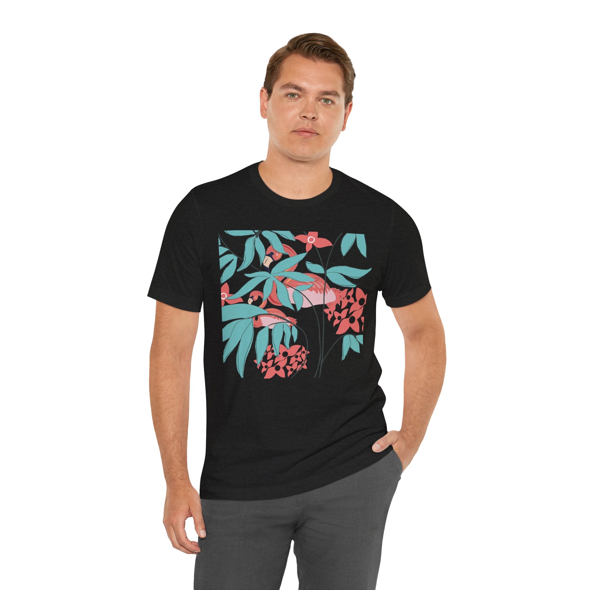 Unisex Soft Cotton Short Sleeve T-Shirt for Active and Leisure Wear