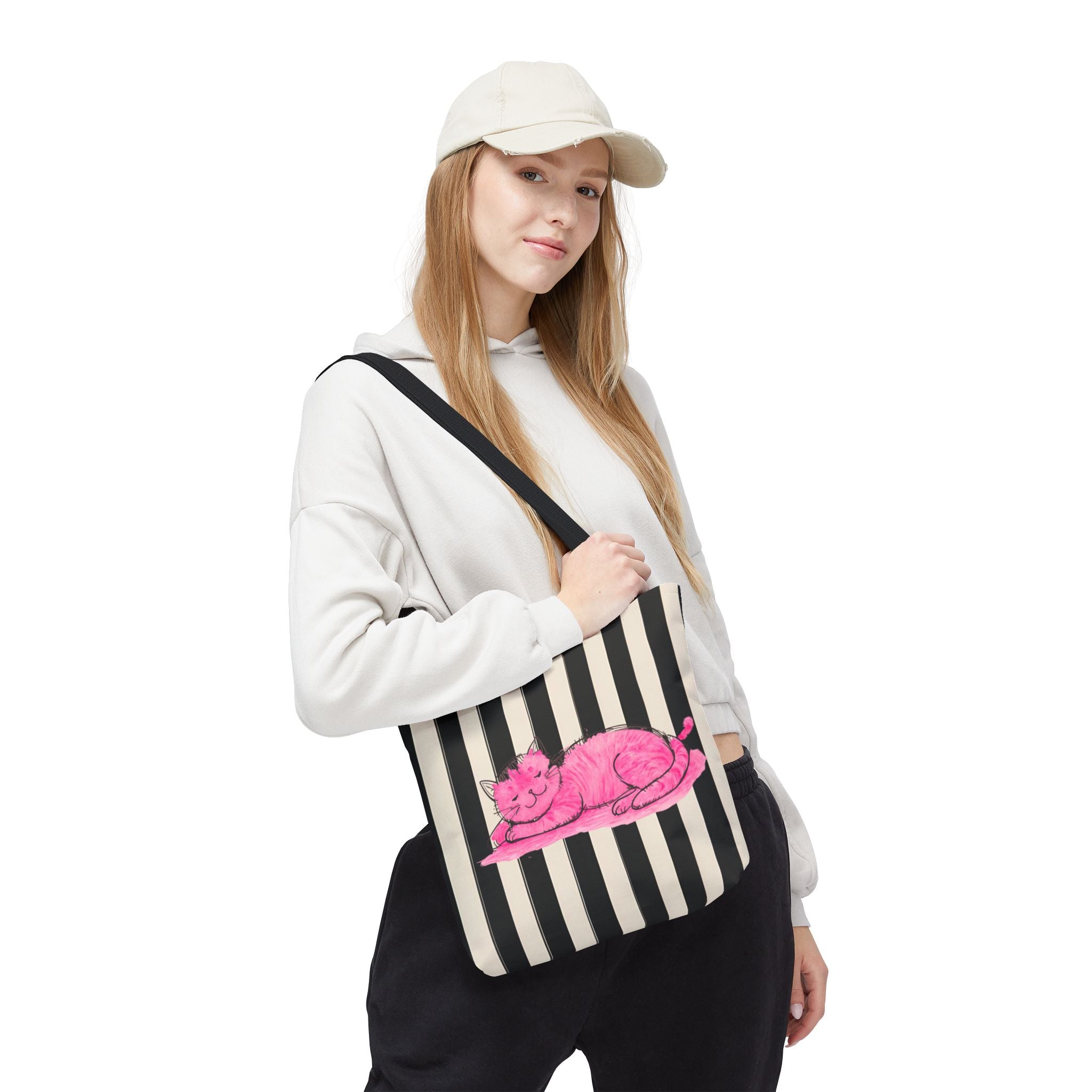 Chic Striped Tote Bag