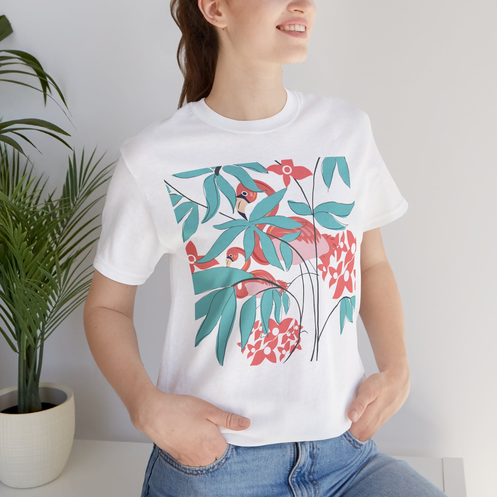 Unisex Soft Cotton Short Sleeve T-Shirt for Active and Leisure Wear