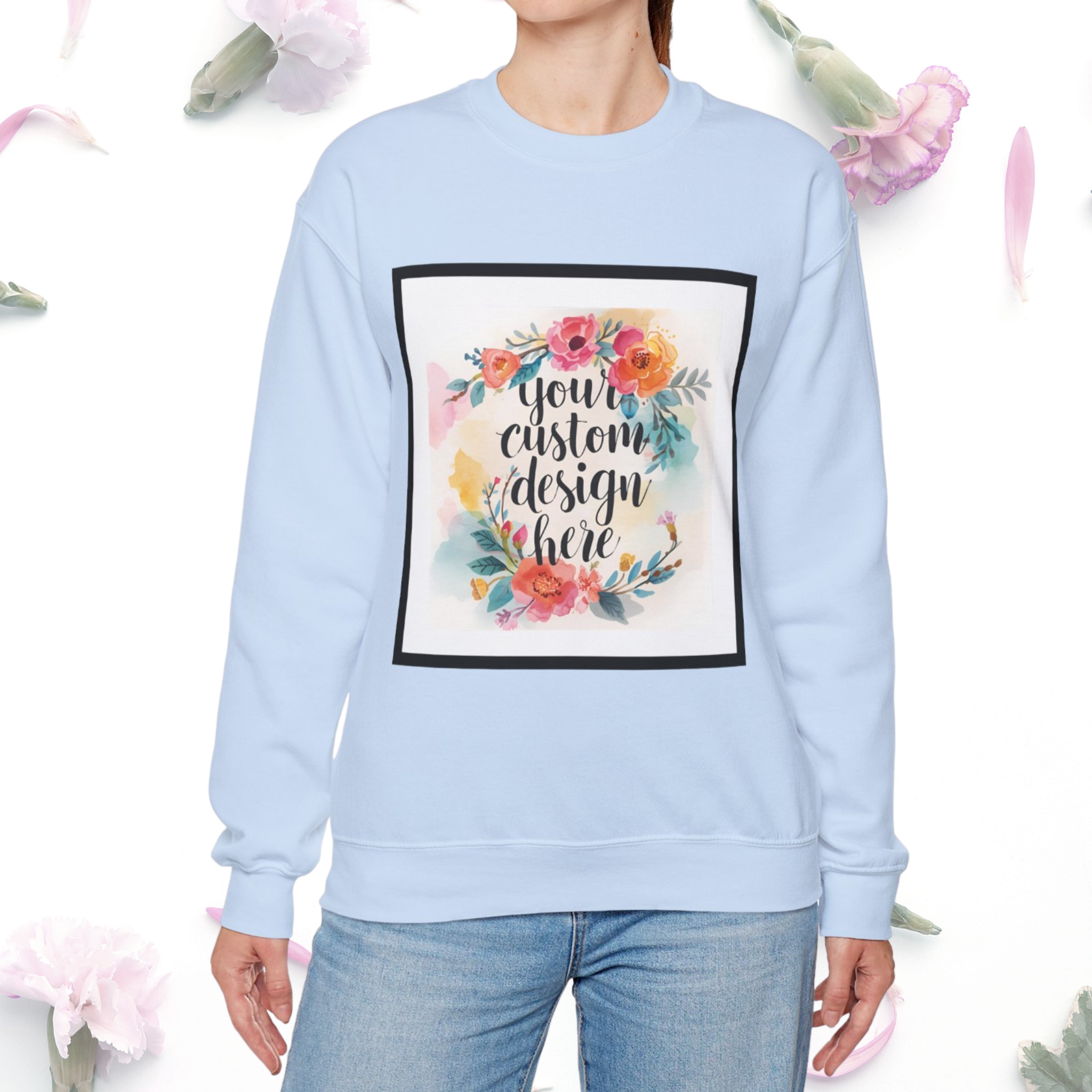 Personalized Cozy Sweatshirt with Customization | Unisex