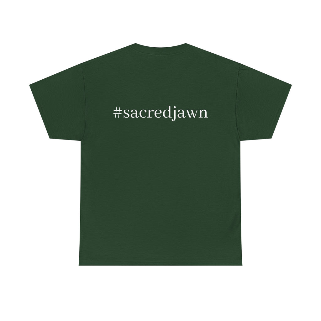 Sacred Salon & Spa - Forest Green - RoundNeck - Design1