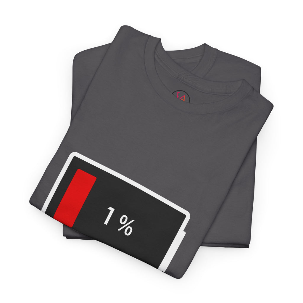 Low Battery Icon Unisex Cotton T-Shirt