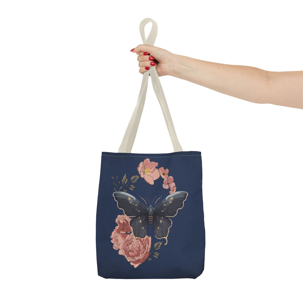 Floral Butterfly Tote Bag