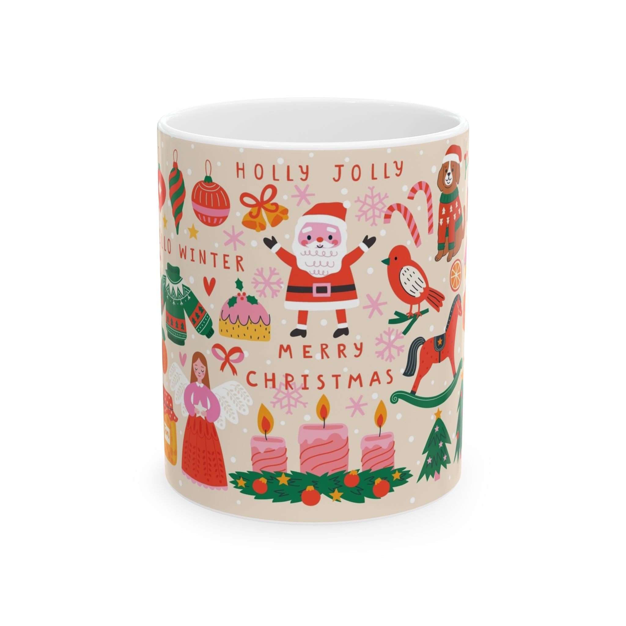Christmas Pattern Ceramic Mug 11oz