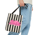 Chic Striped Tote Bag