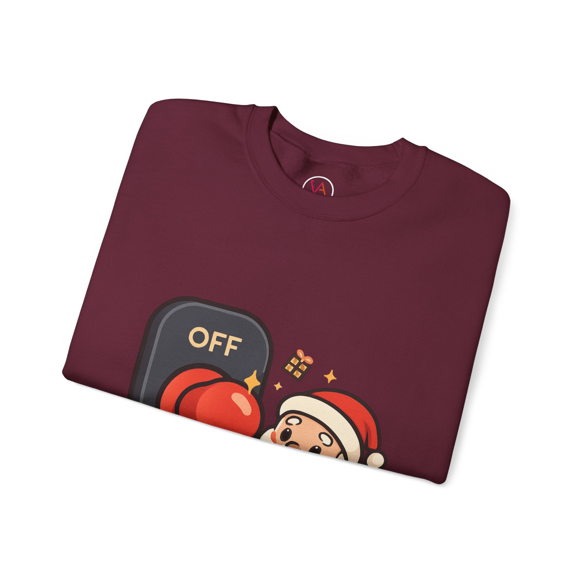 Santa’s Magic Button Holiday Sweatshirt