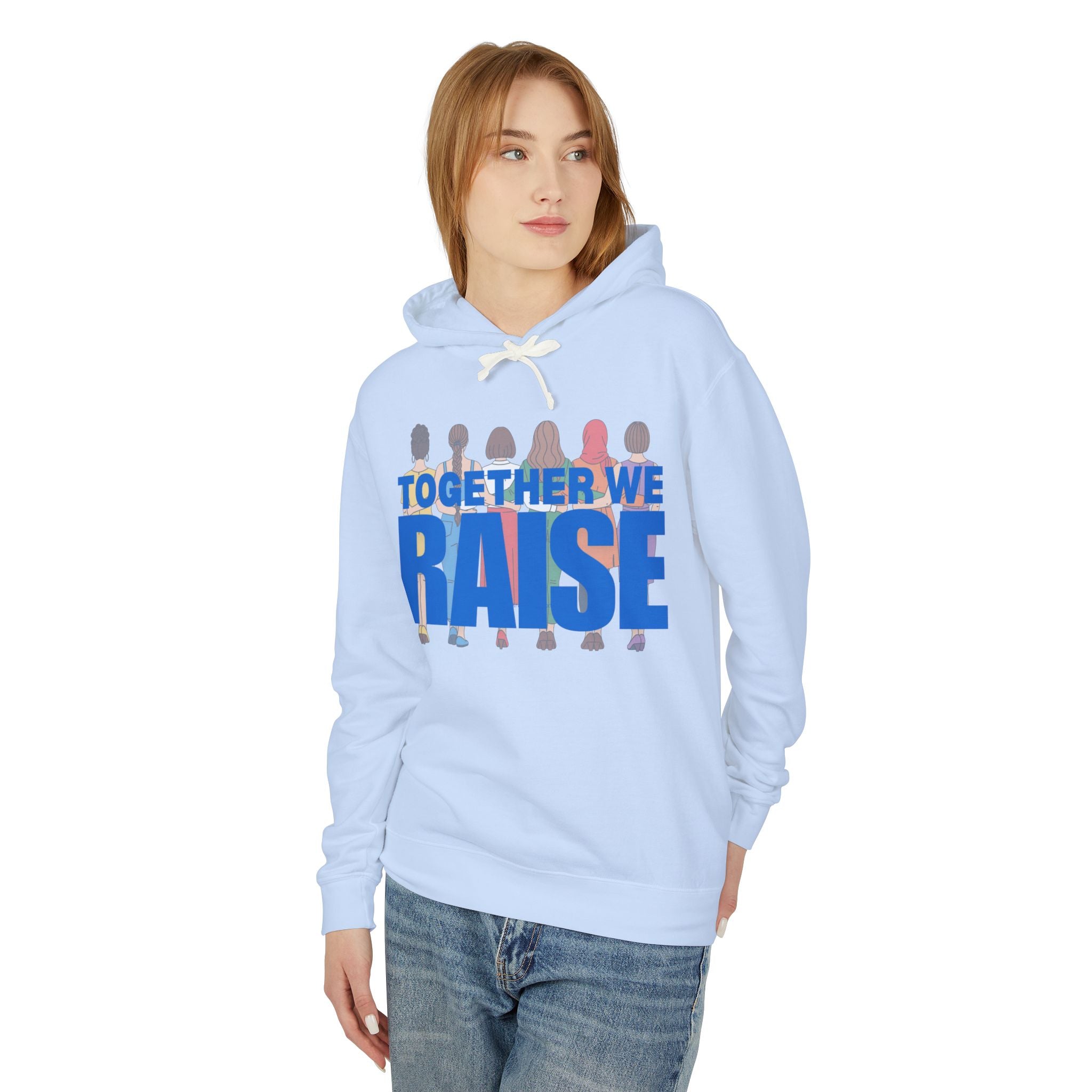Together We Raise Hoodie — Community & Parenting Support Sweatshirt