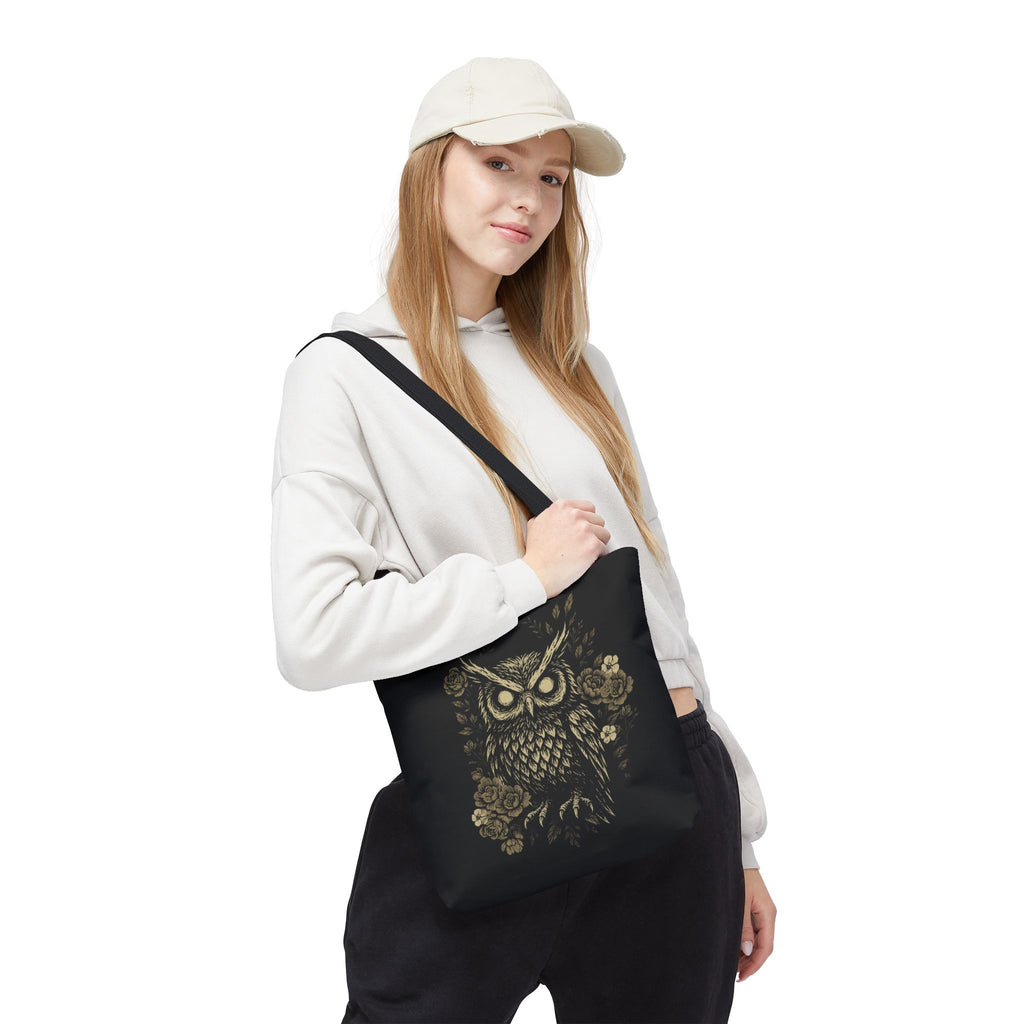 Owl Printed Halloween Tote Bag