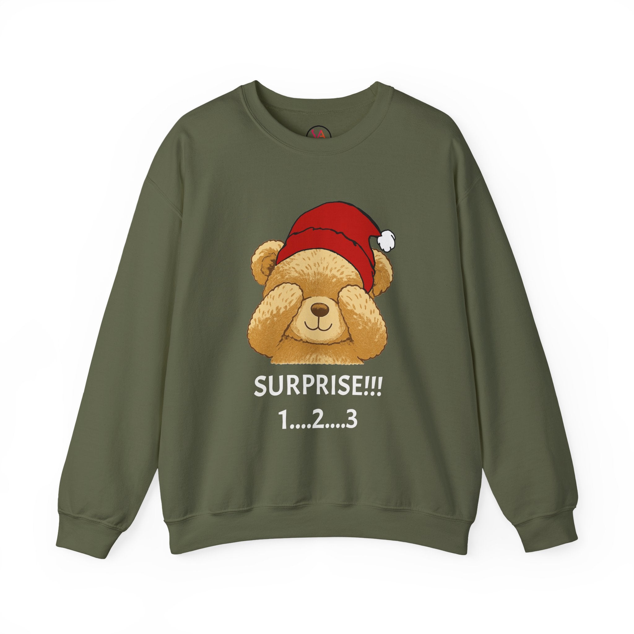 Surprise Bear Christmas Sweatshirt