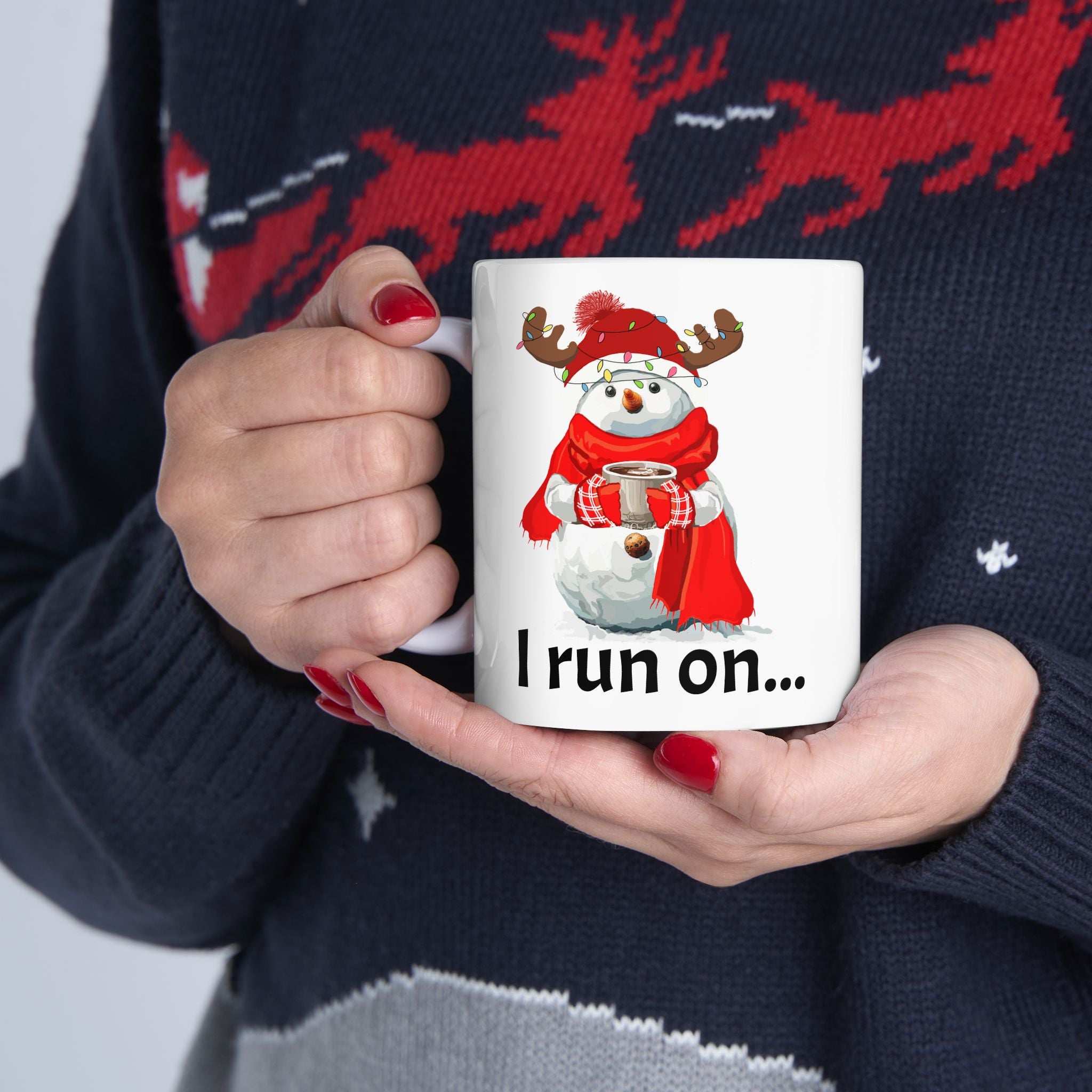 I Run on Coffee & Christmas Chaos - Mug