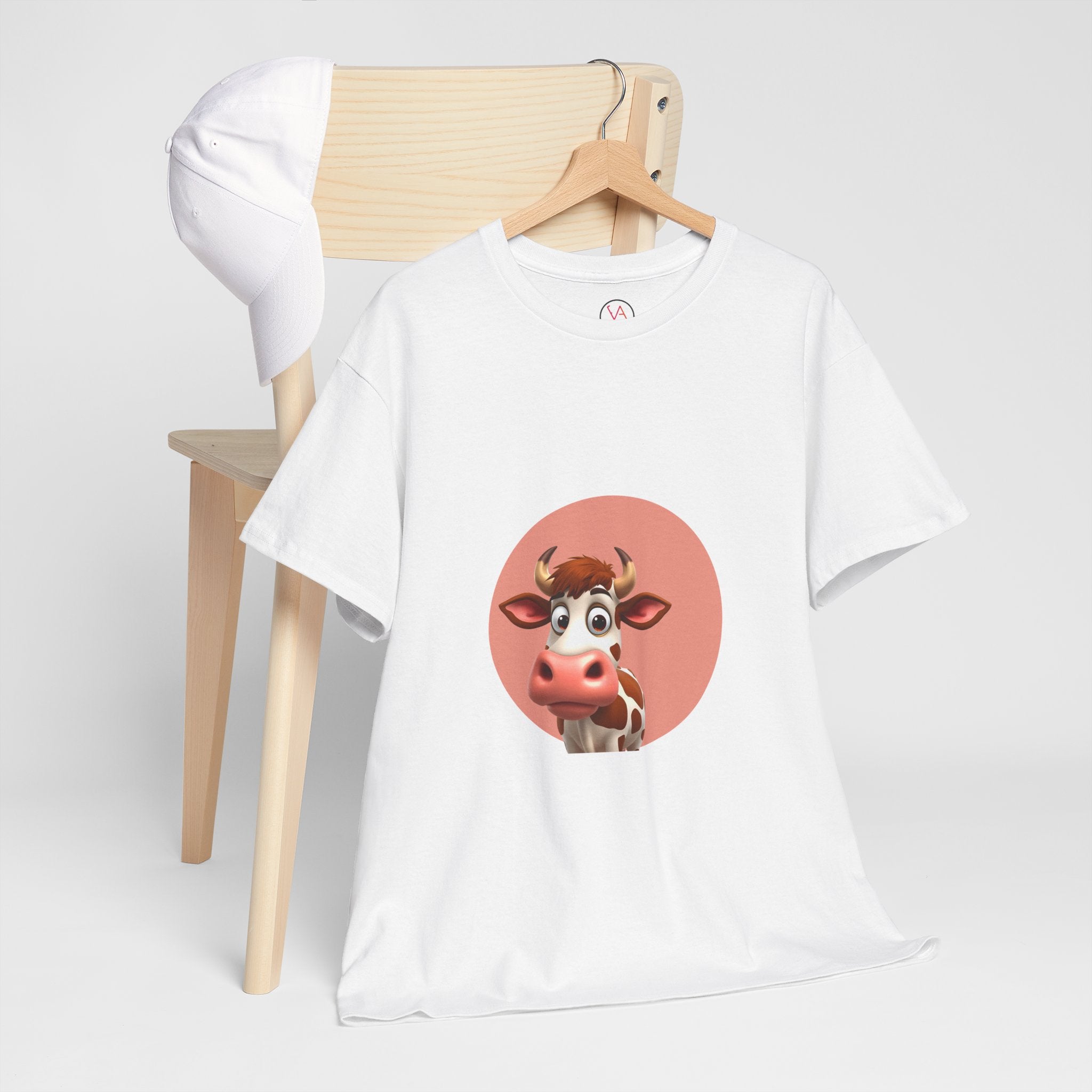 Adorable Cute Cow Unisex T‑Shirt