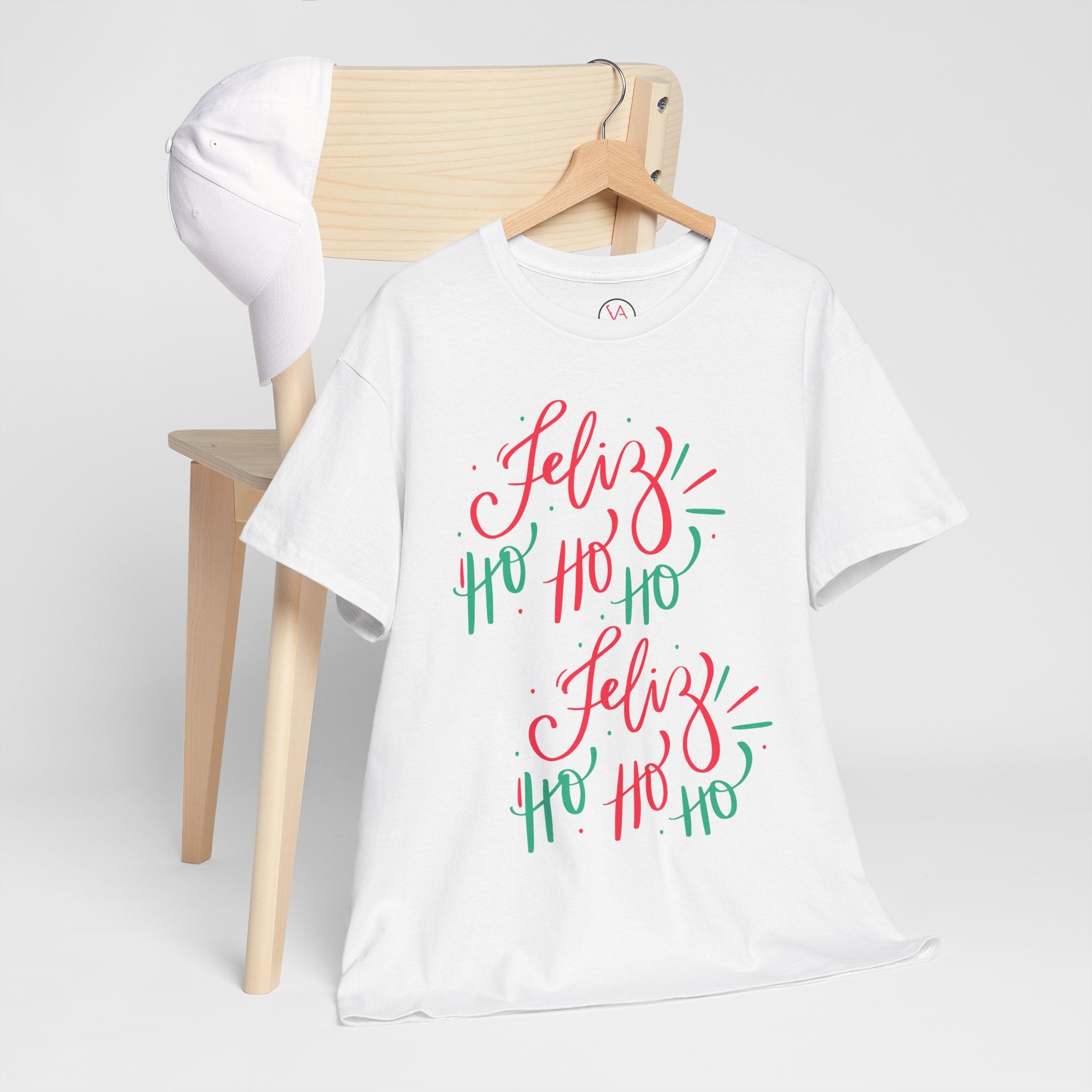 Feliz Ho Ho Ho Christmas T-Shirt – Festive Spanish Holiday Tee