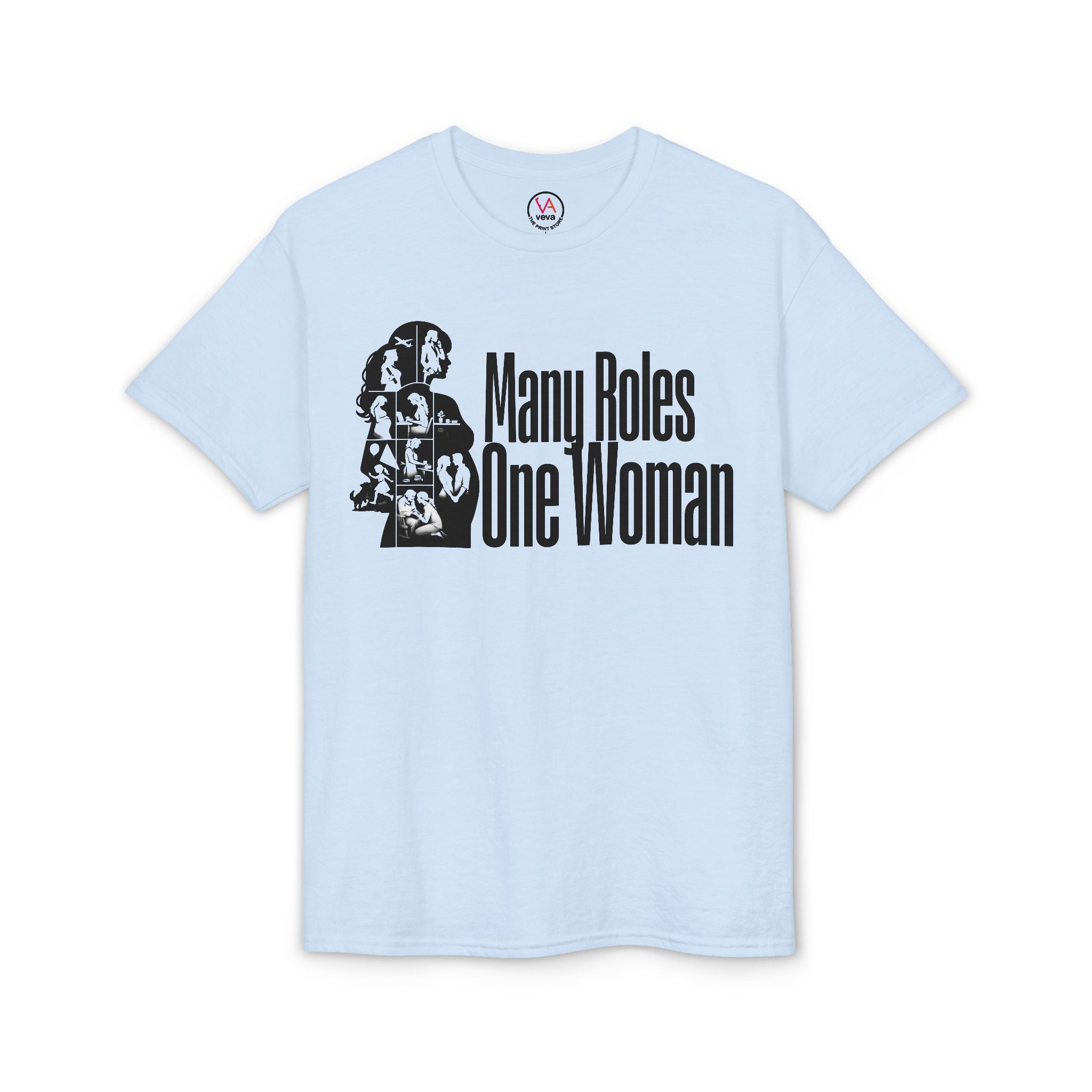 Many Roles, One Woman T-Shirt — Women's Multitasker Pride Tee