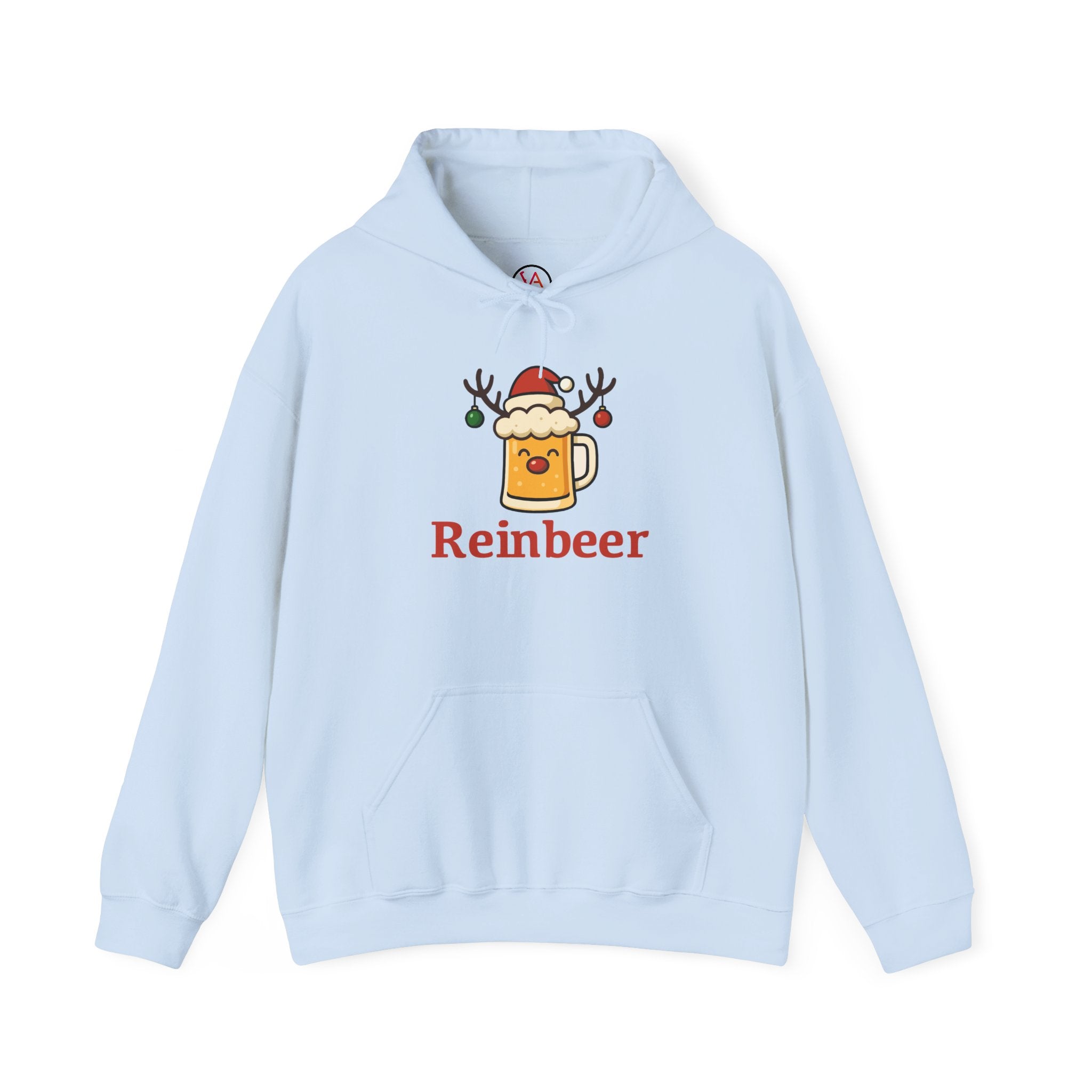 Cozy Christmas 'Reinbeer Mug' Hoodie — Holiday Reindeer Beer Sweatshirt