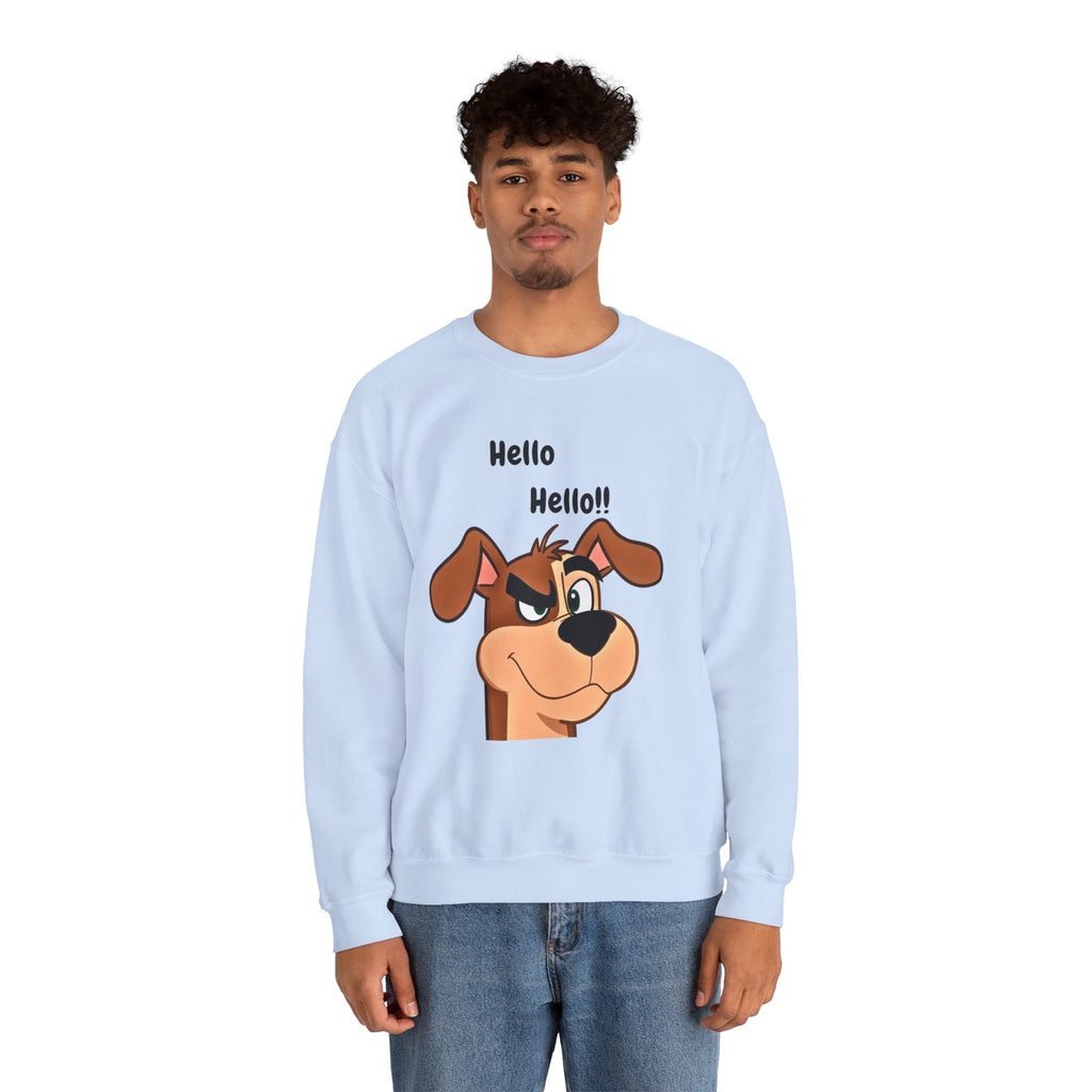 Funny Dog Graphic Crewneck Sweatshirt | Unisex