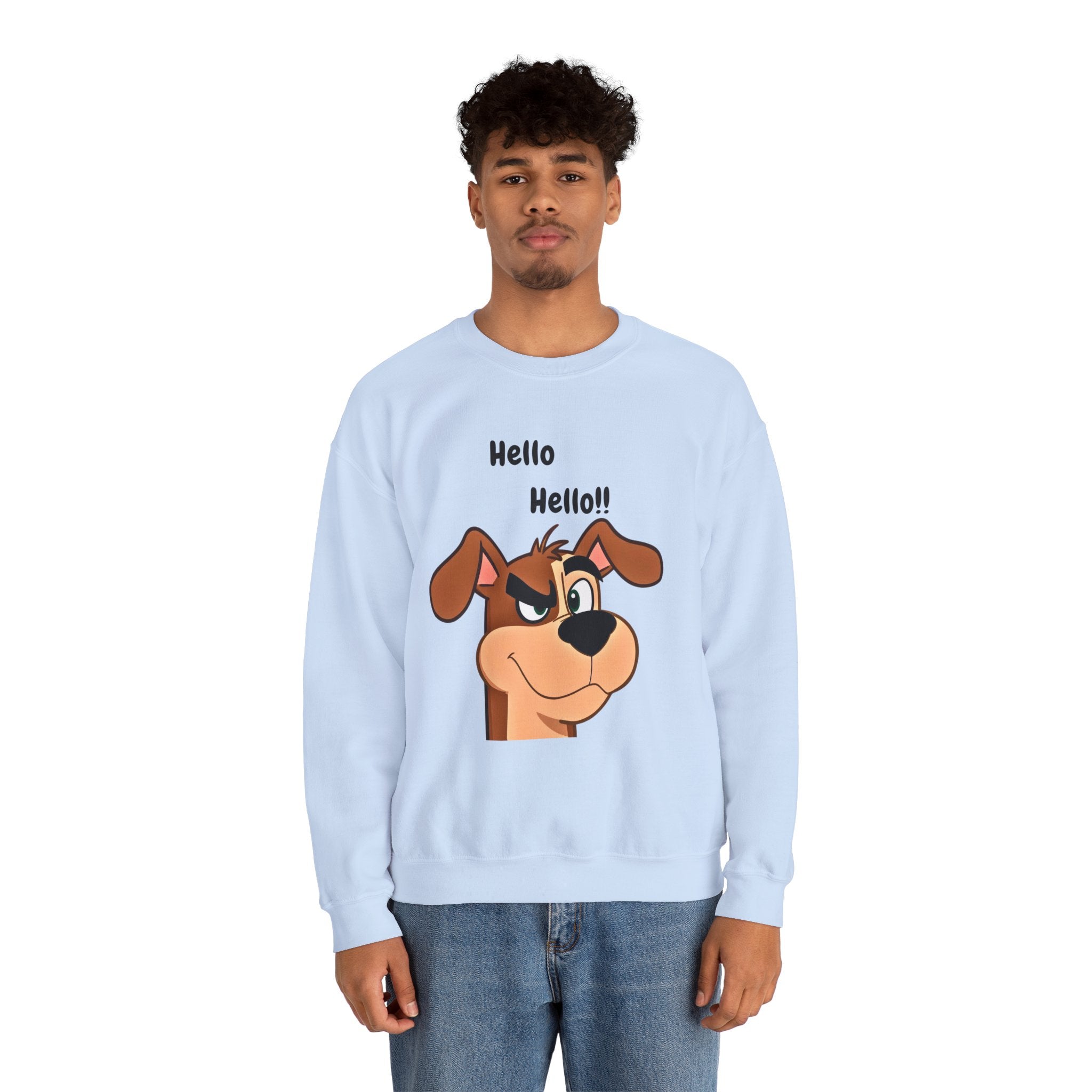 Funny Dog Graphic Crewneck Sweatshirt | Unisex