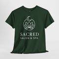Sacred Salon & Spa - Forest Green - RoundNeck - Design2
