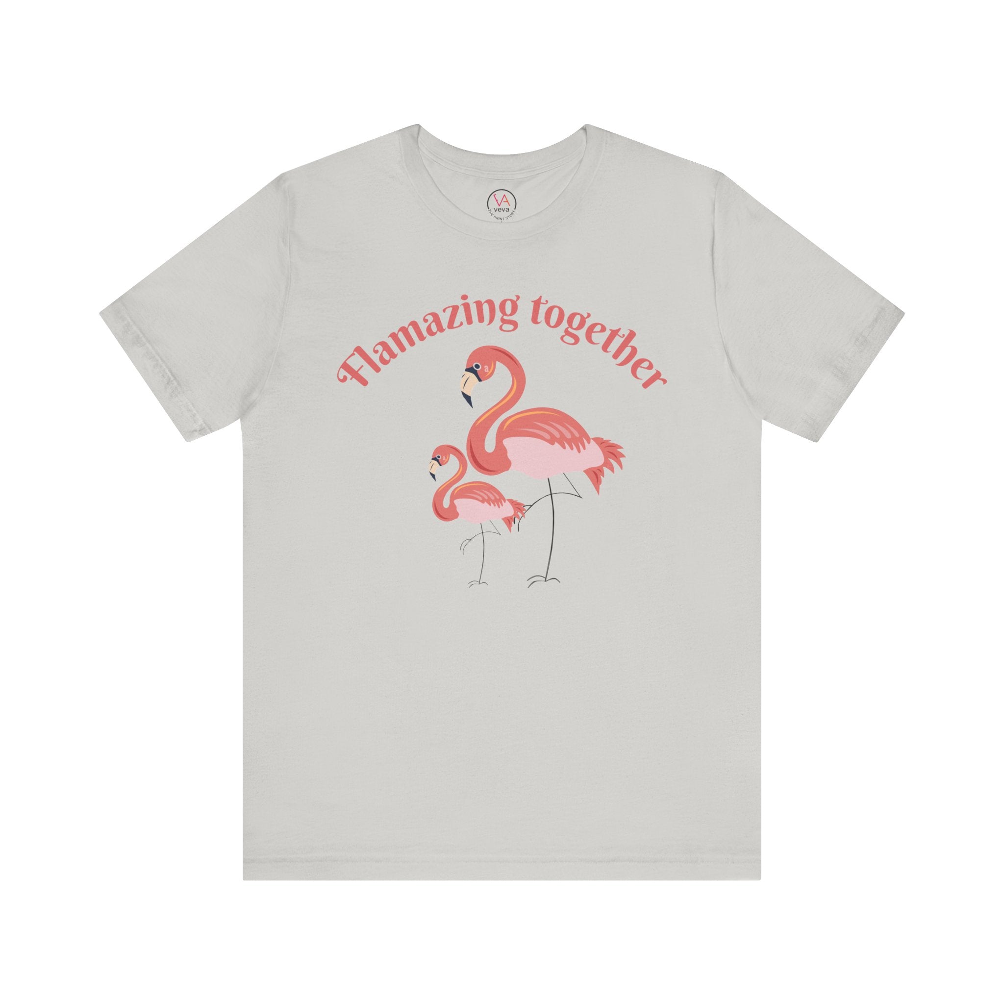 Flamingo Printed Unisex 100% Cotton T-Shirt