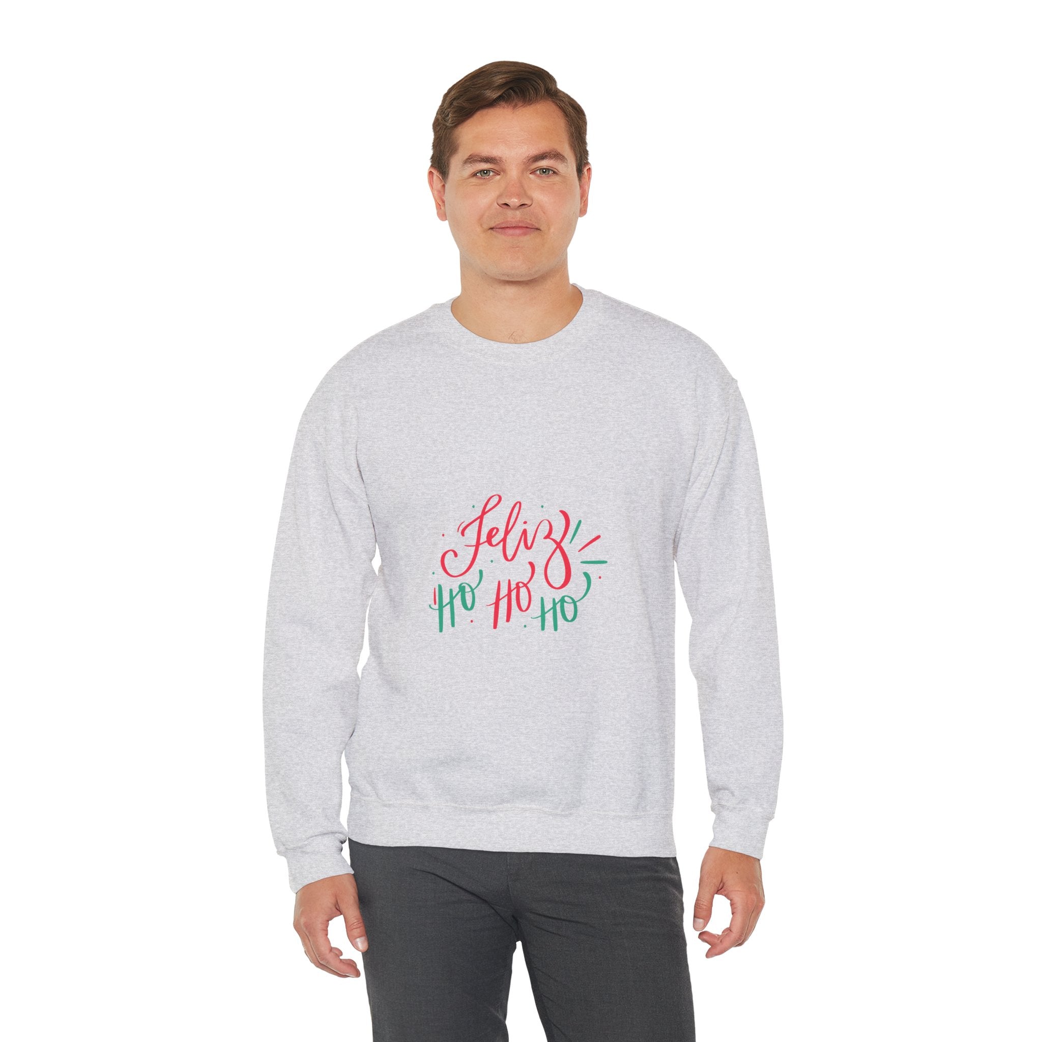 Christmas Ho Ho Ho Crewneck Sweatshirt — Festive Holiday Sweatshirt