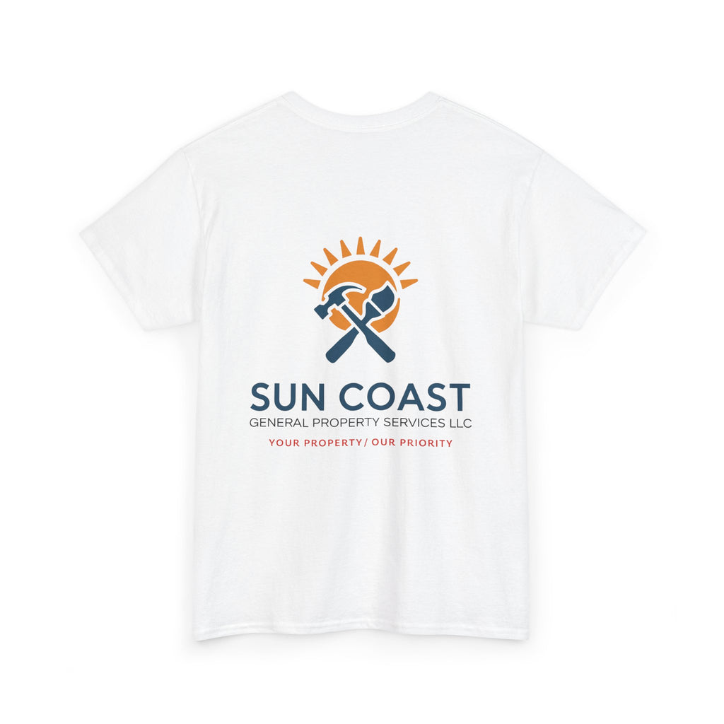 Sun Coast Property Services Logo Tee — Front Approved Design