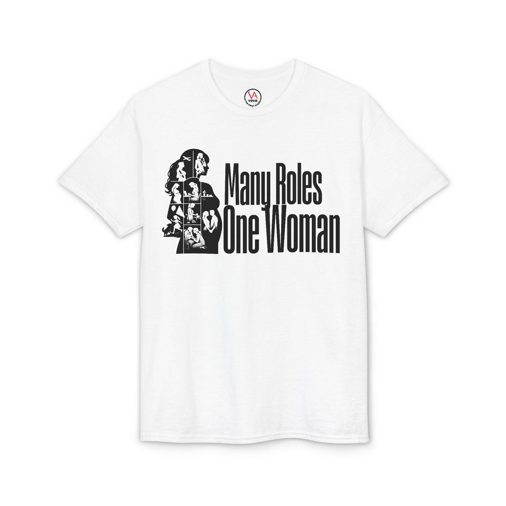 Many Roles, One Woman T-Shirt — Women's Multitasker Pride Tee
