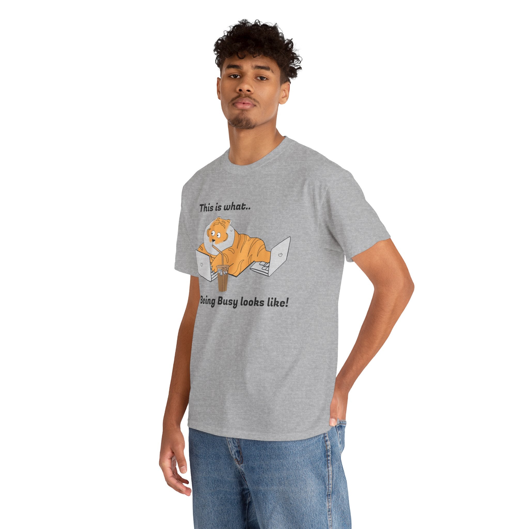Casual Graphic Cotton Tee — Fun 100% Cotton T-Shirt