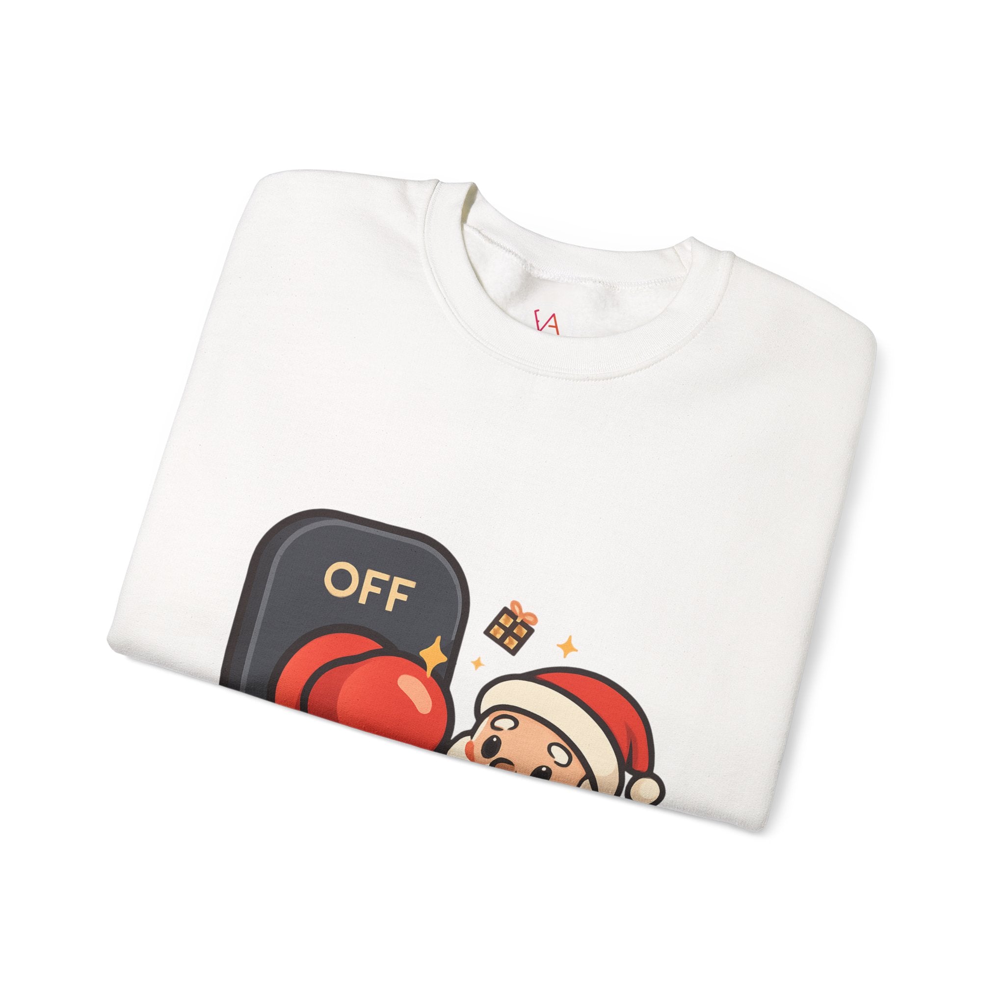 Santa’s Magic Button Holiday Sweatshirt