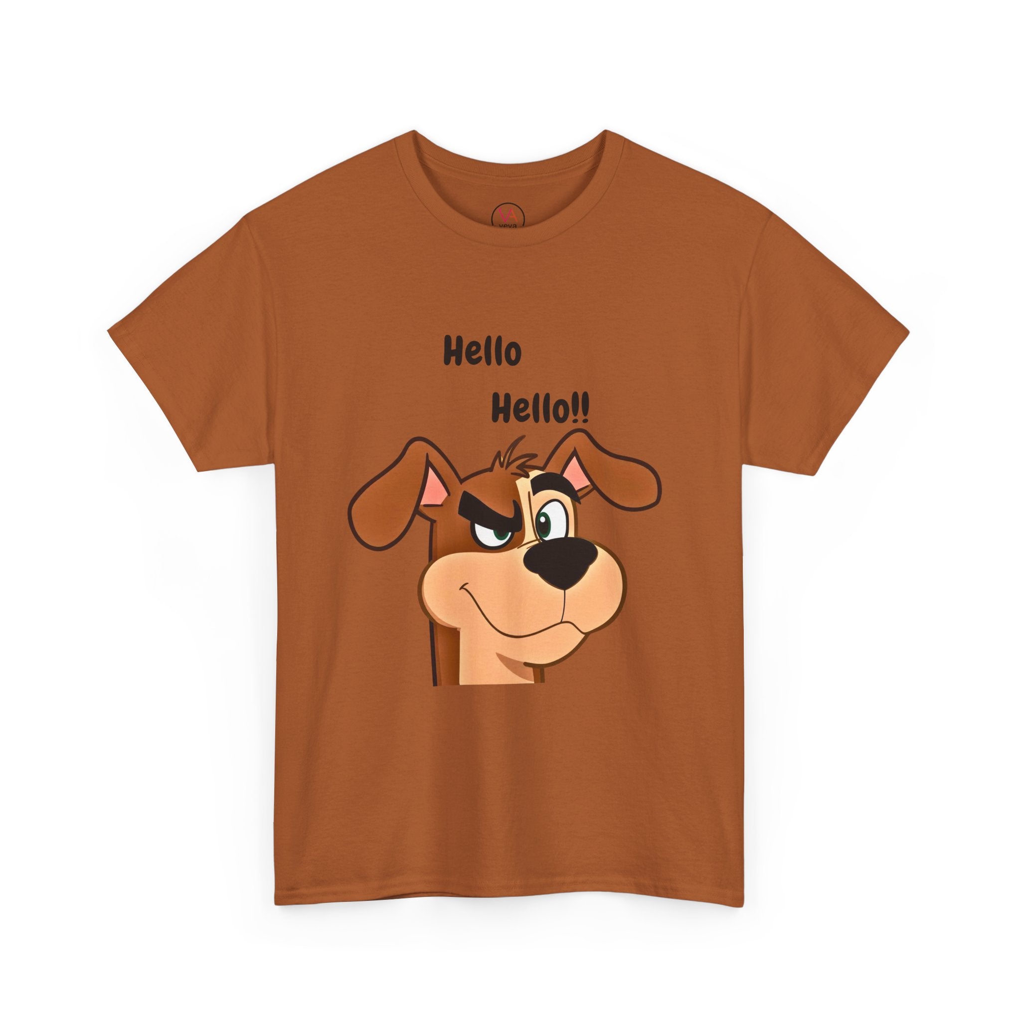 Hello Hello! Smirking Dog Unisex T-Shirt