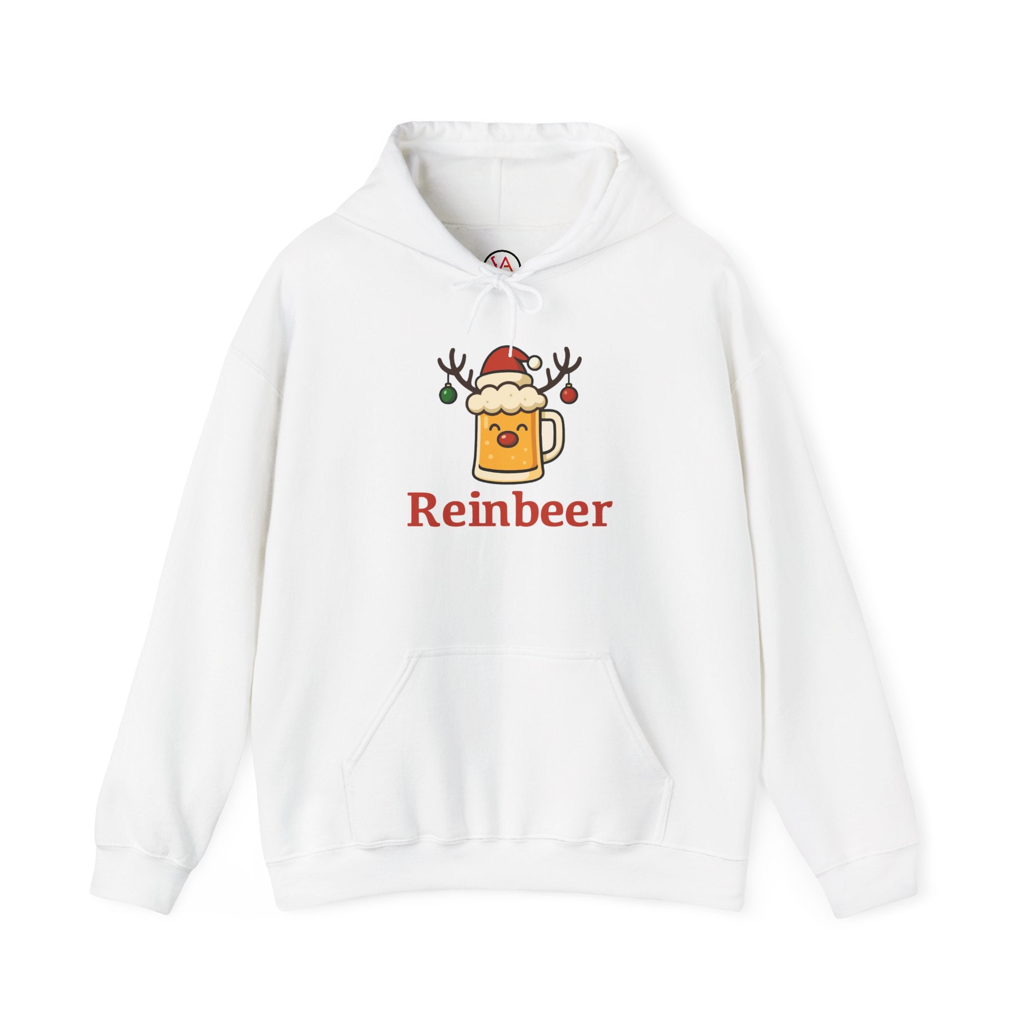 Cozy Christmas 'Reinbeer Mug' Hoodie — Holiday Reindeer Beer Sweatshirt