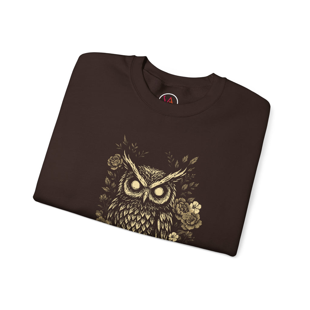 Cozy Unisex Owl Pullover Sweatshirt