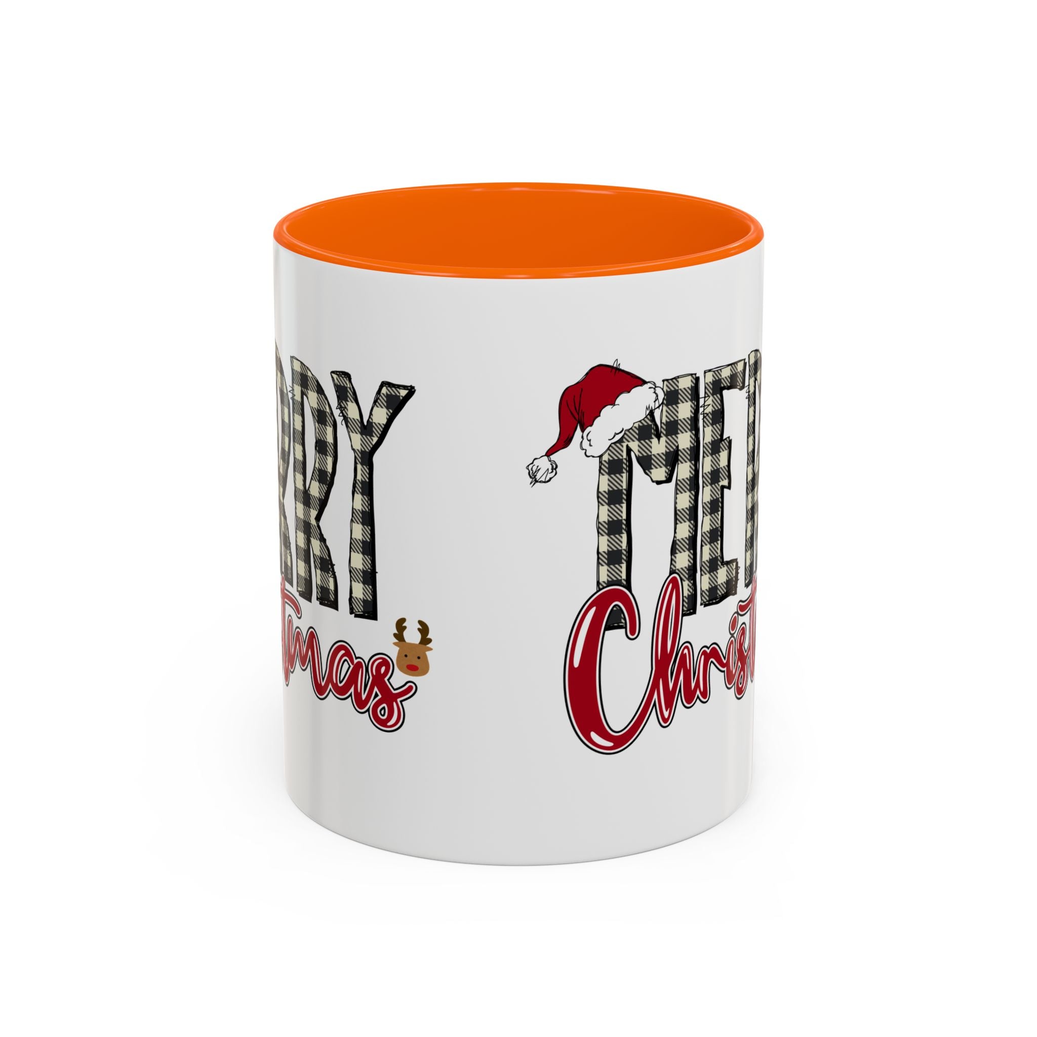 Merry Christmas Plaid Accent Coffee Mug (11/15oz)