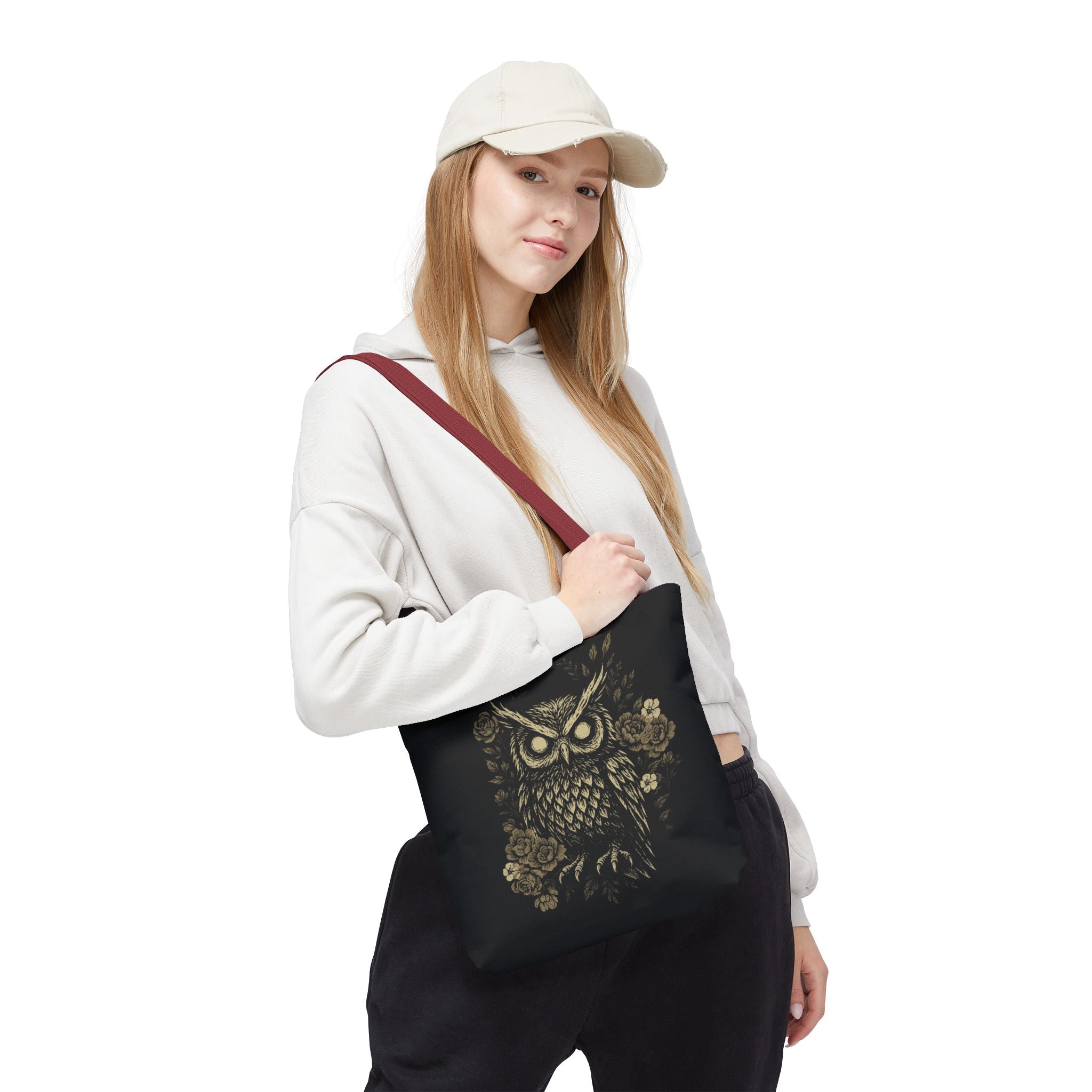 Owl Printed Halloween Tote Bag