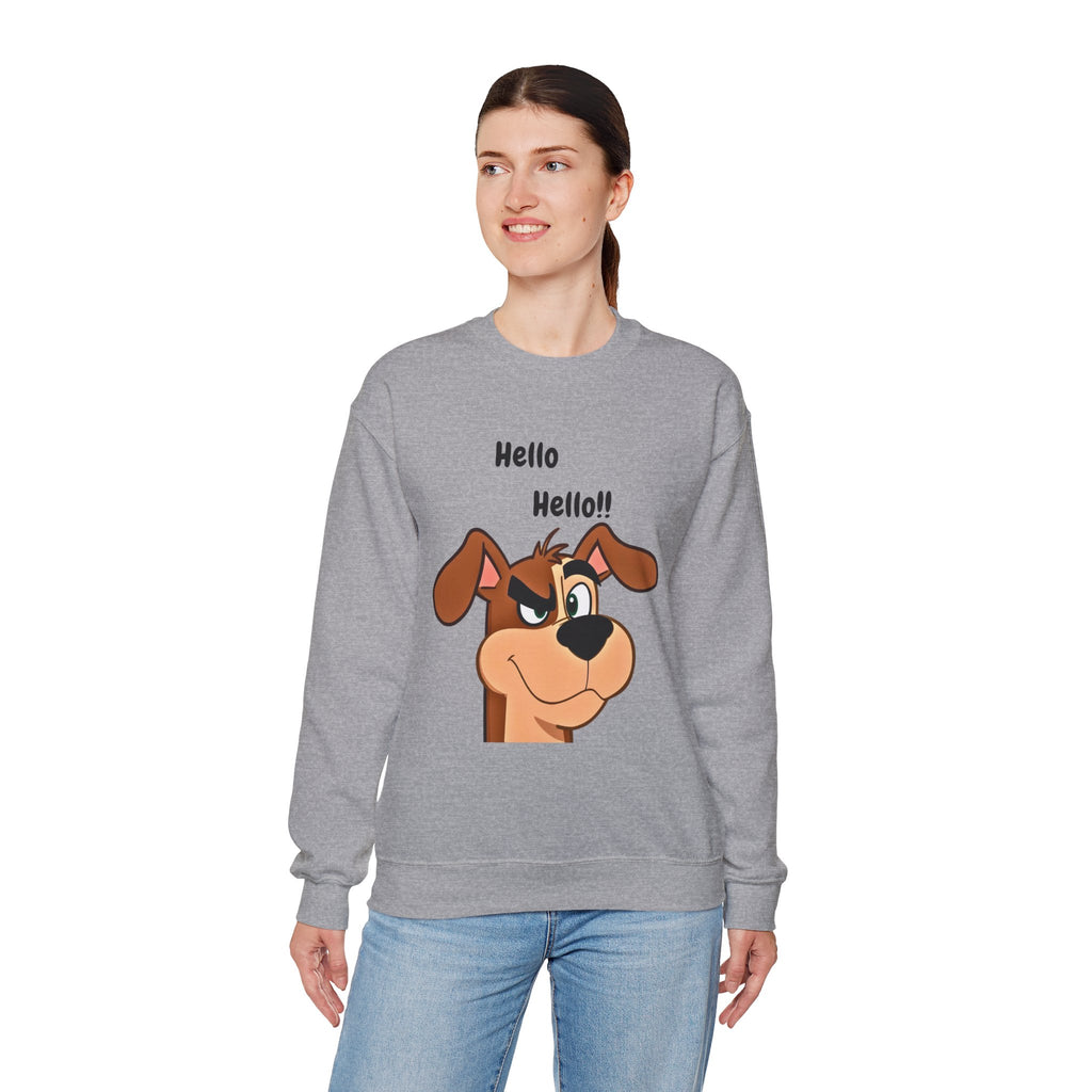 Funny Dog Graphic Crewneck Sweatshirt | Unisex