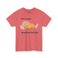 Casual Graphic Cotton Tee — Fun 100% Cotton T-Shirt