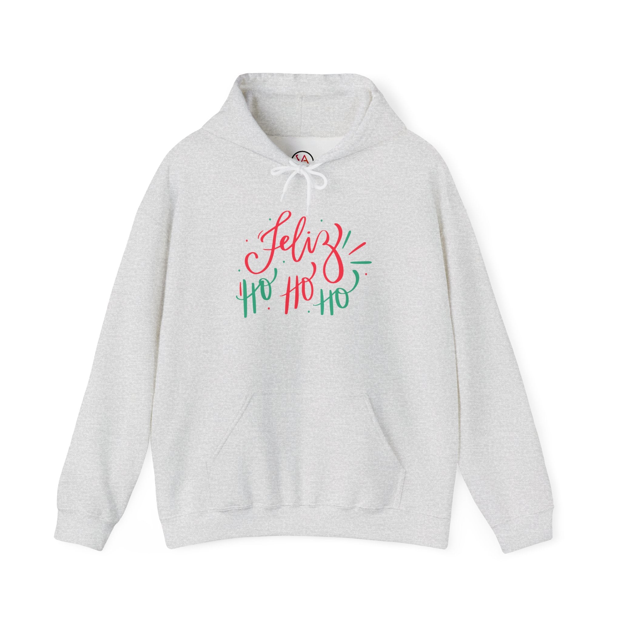 Feliz Ho Ho Ho Holiday Hoodie — Festive Spanish Christmas Sweatshirt
