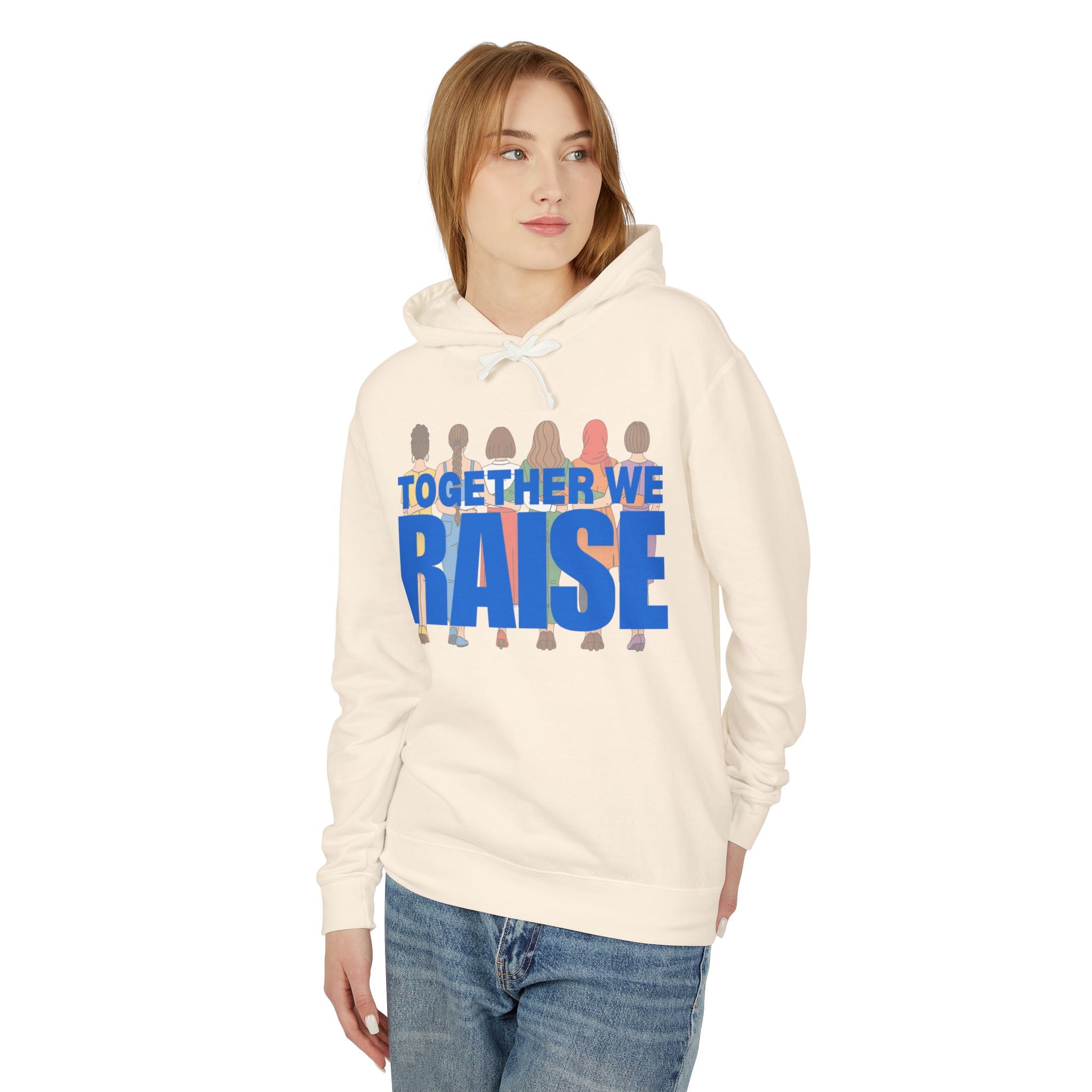 Together We Raise Hoodie — Community & Parenting Support Sweatshirt